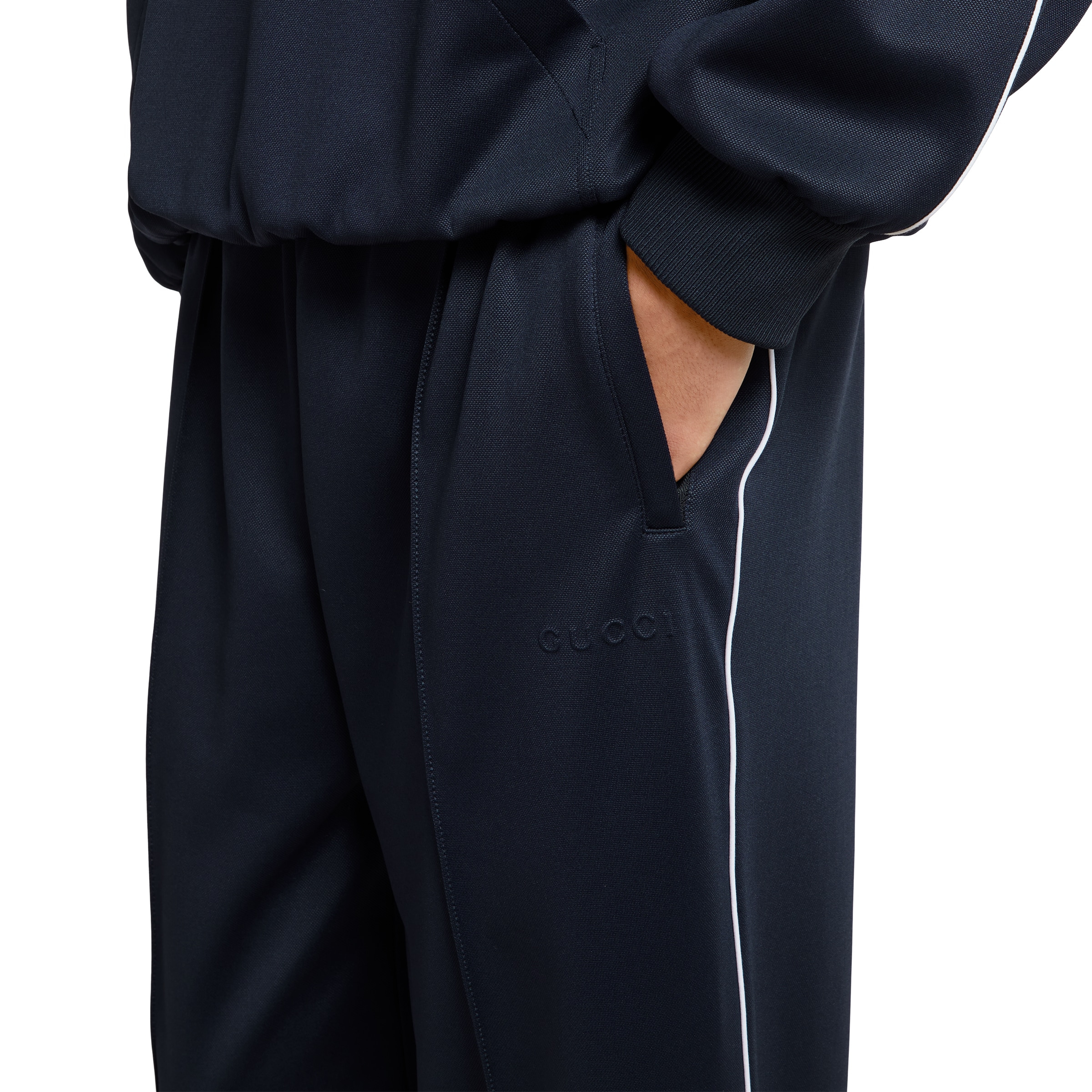 Technical jersey pant with embossed logo - 5