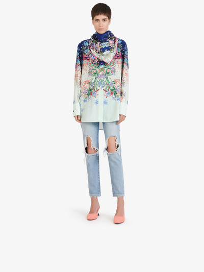 Givenchy Floral printed scarf in silk outlook