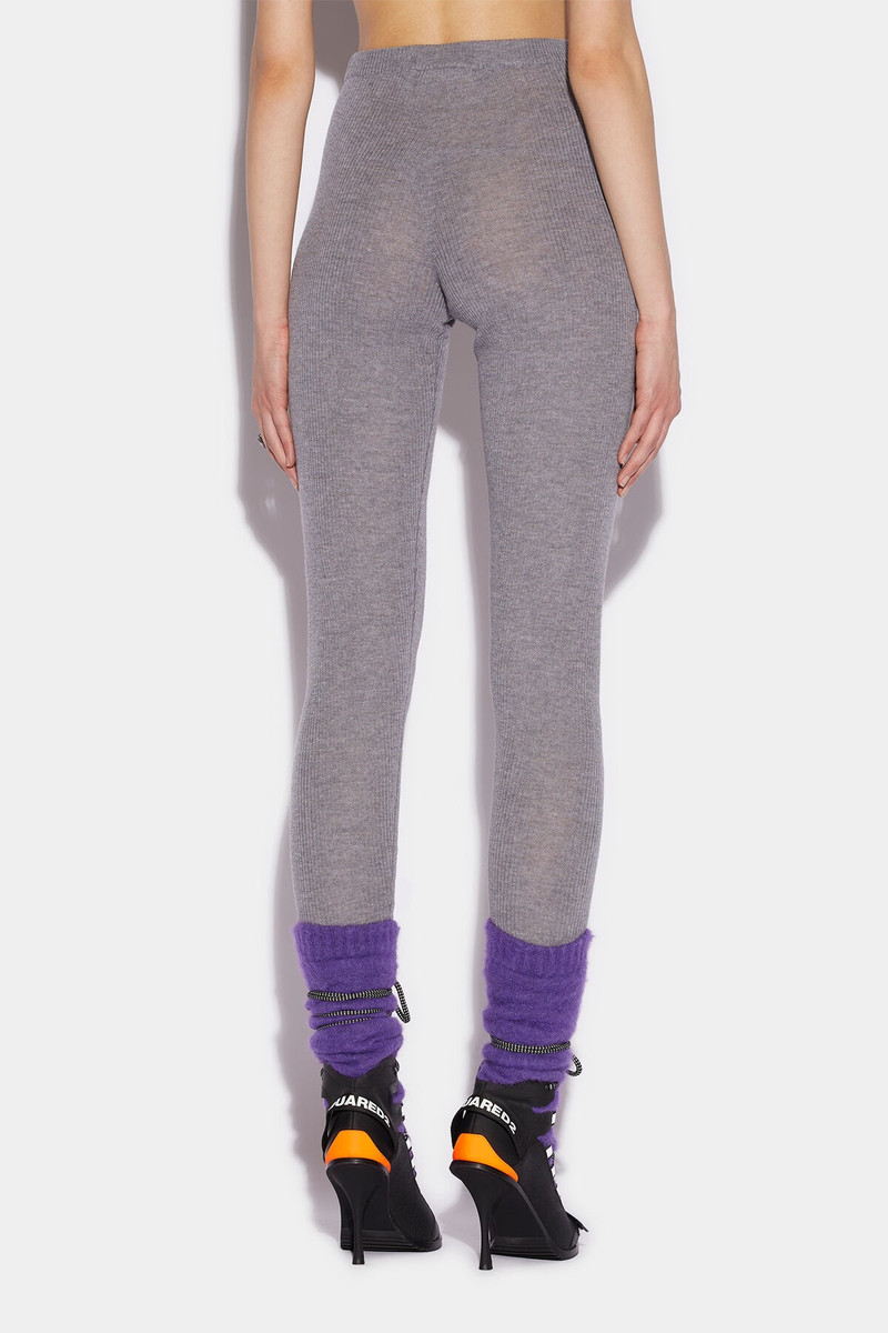 DSQUARED2 RIBBED KNIT LEGGINGS outlook