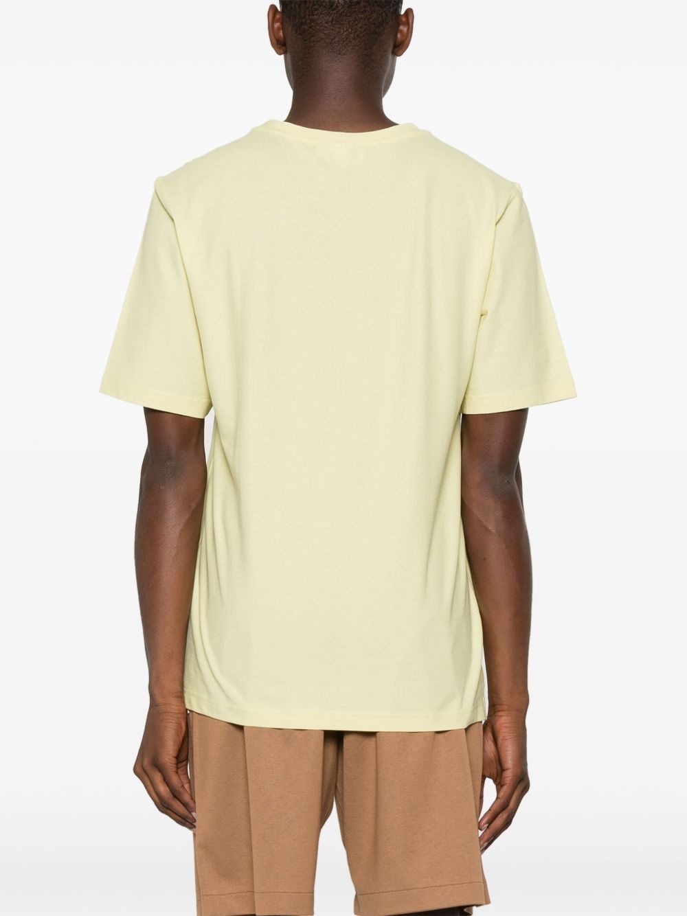 round-neck cotton T-shirt - 4