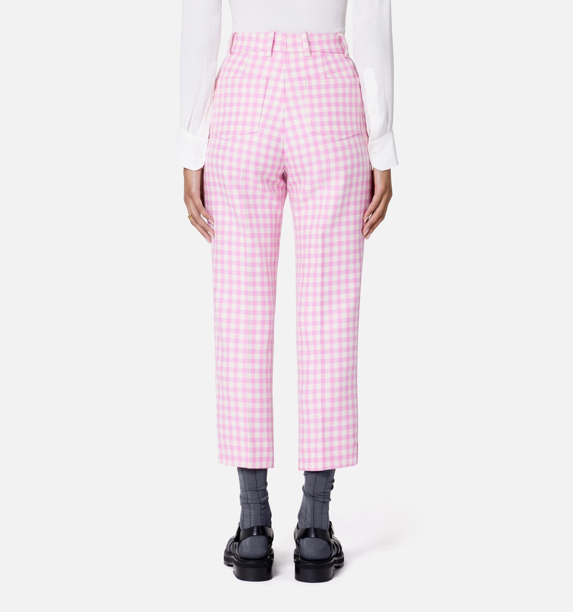 Cigarette Fit Short Trousers - 6