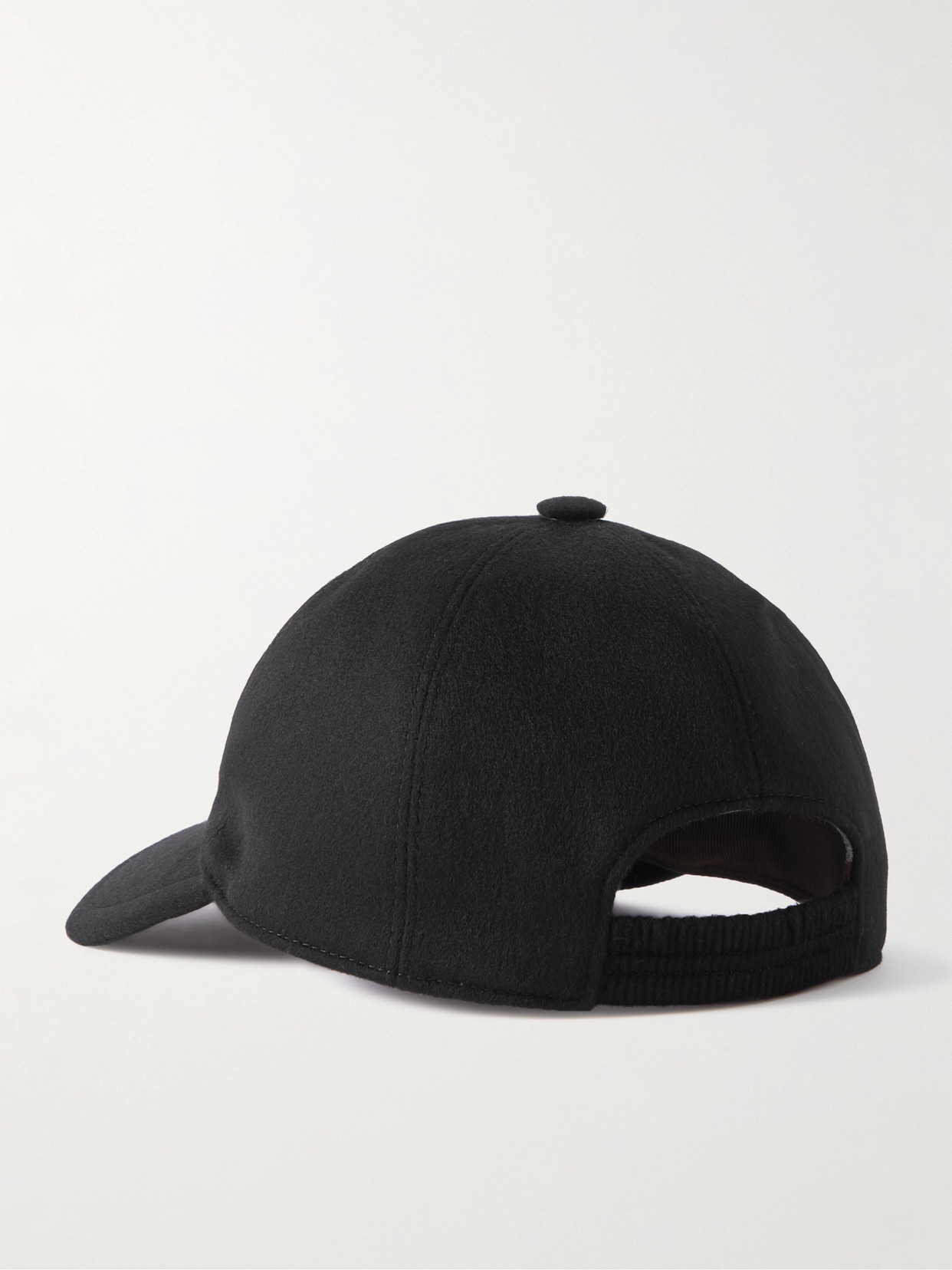 Embroidered Cashmere-felt Baseball Cap - 3