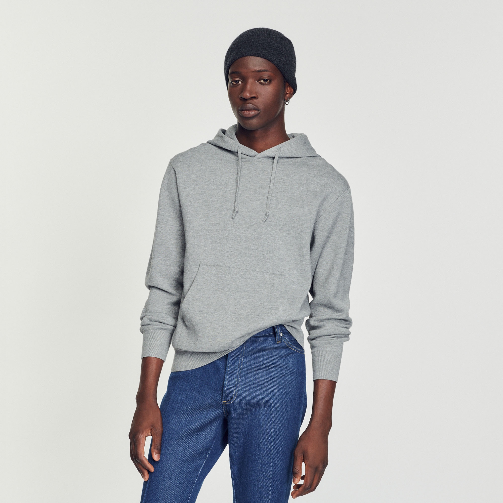 Knit hoodie - 2