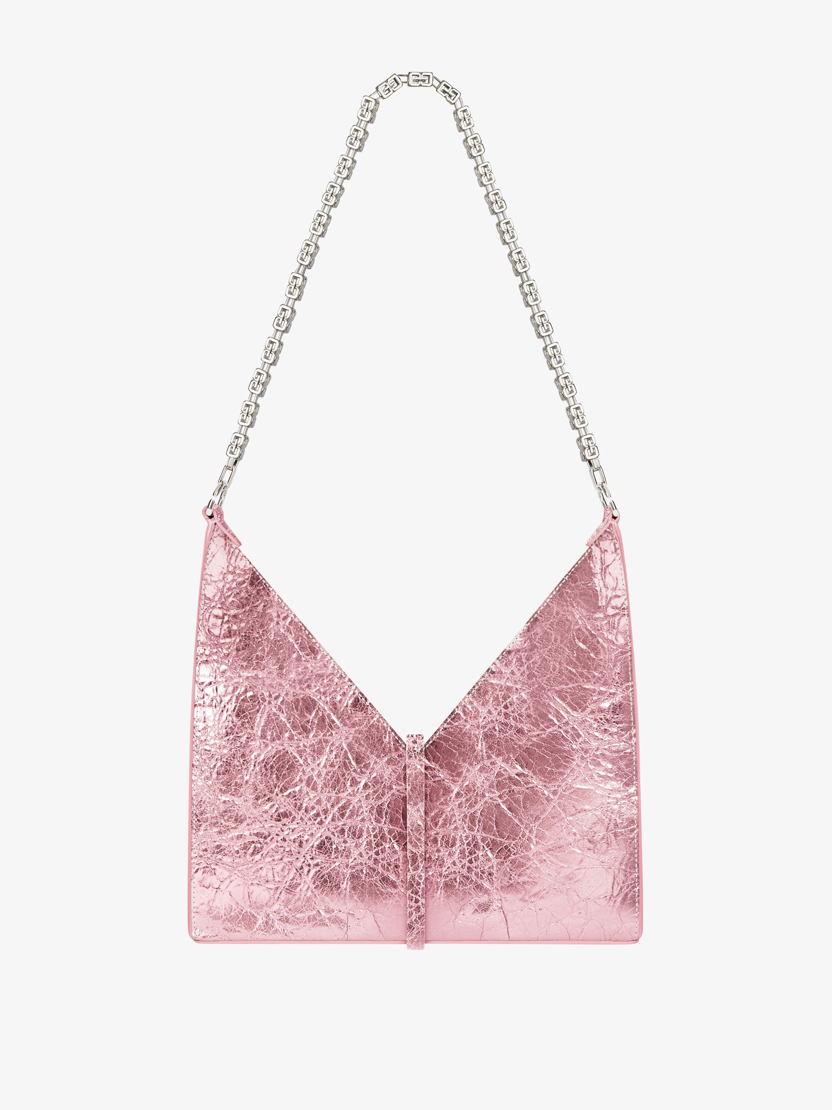 SMALL CUT OUT BAG IN LAMINATED LEATHER - 5