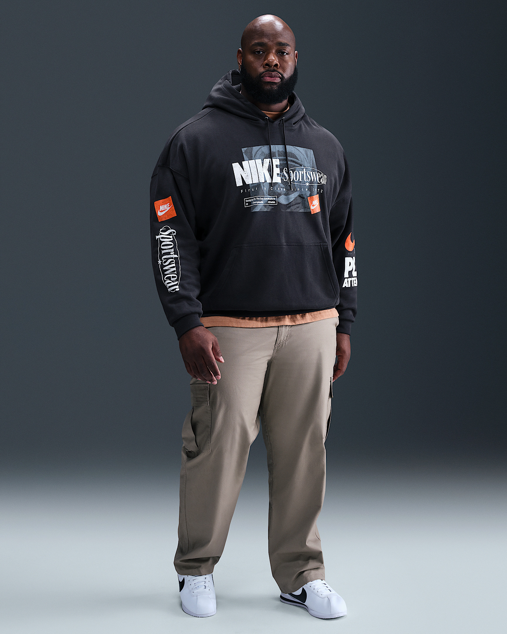 Nike Nike Club Men's Oversized French Terry Pullover Hoodie