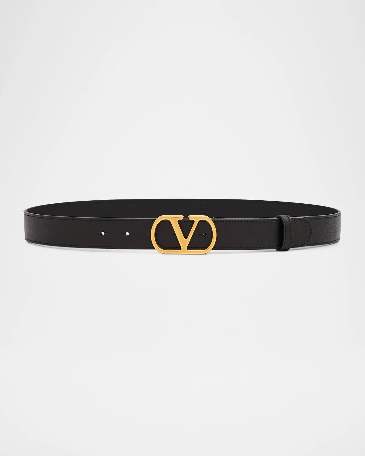 VLogo Signature Calfskin Leather Belt, 30mm - 1