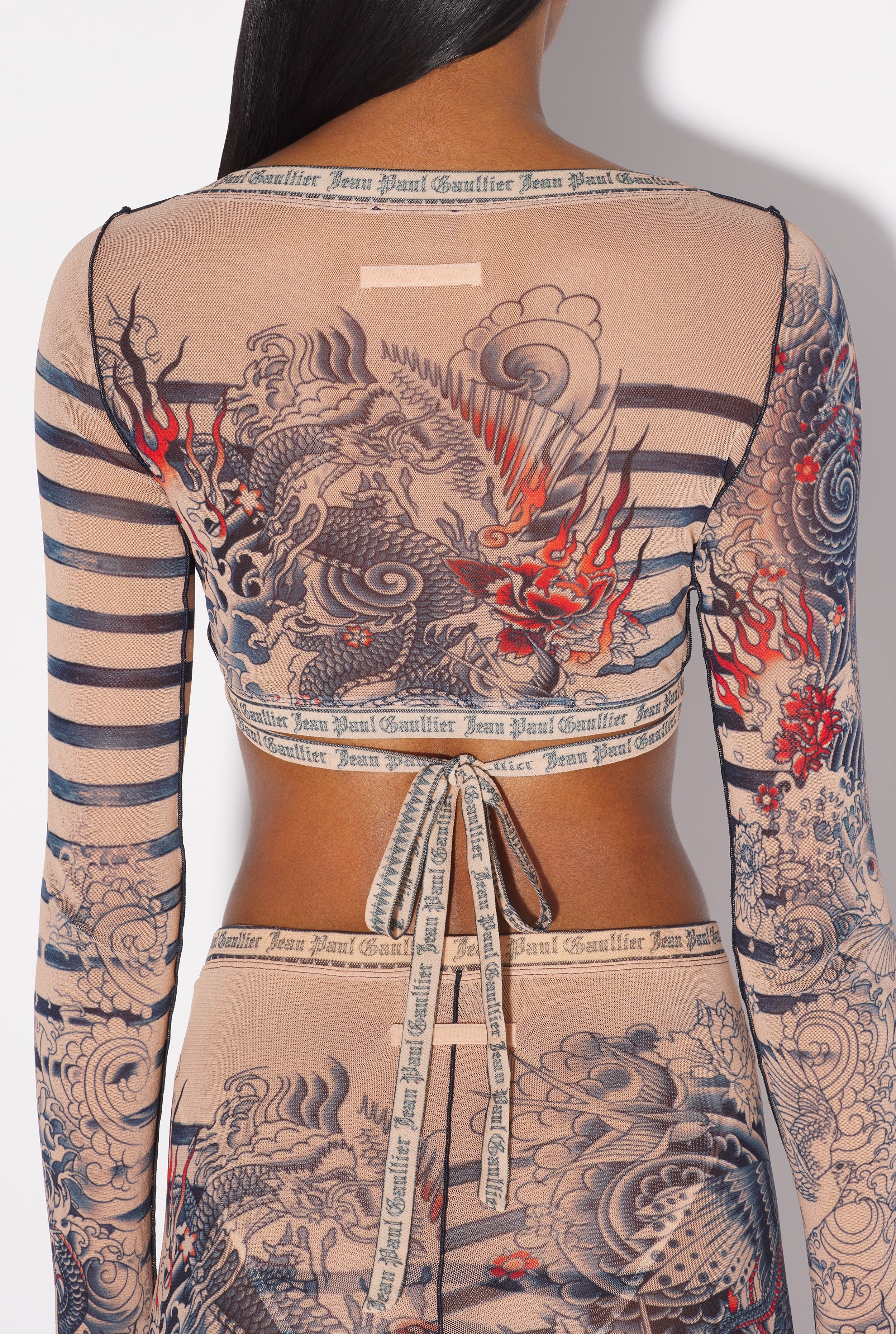 THE NUDE SAILOR TATTOO CACHE-CŒUR TOP - 6