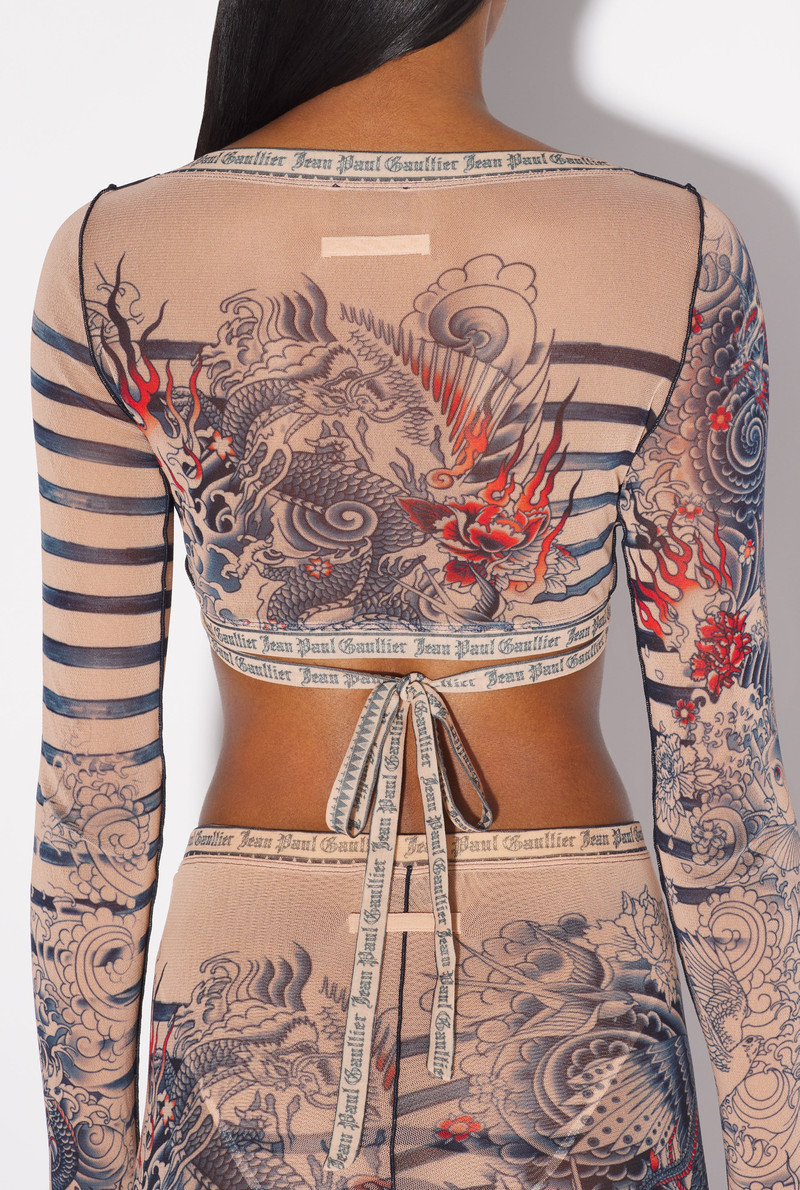 THE NUDE SAILOR TATTOO CACHE-CŒUR TOP 6