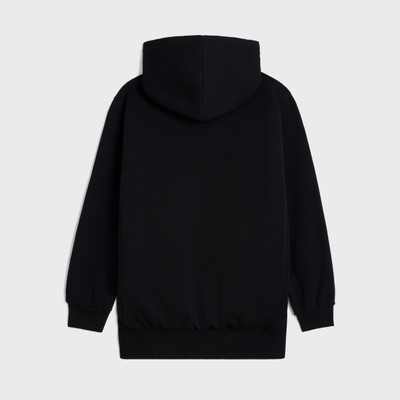 CELINE oversized celine hoodie in cotton fleece outlook