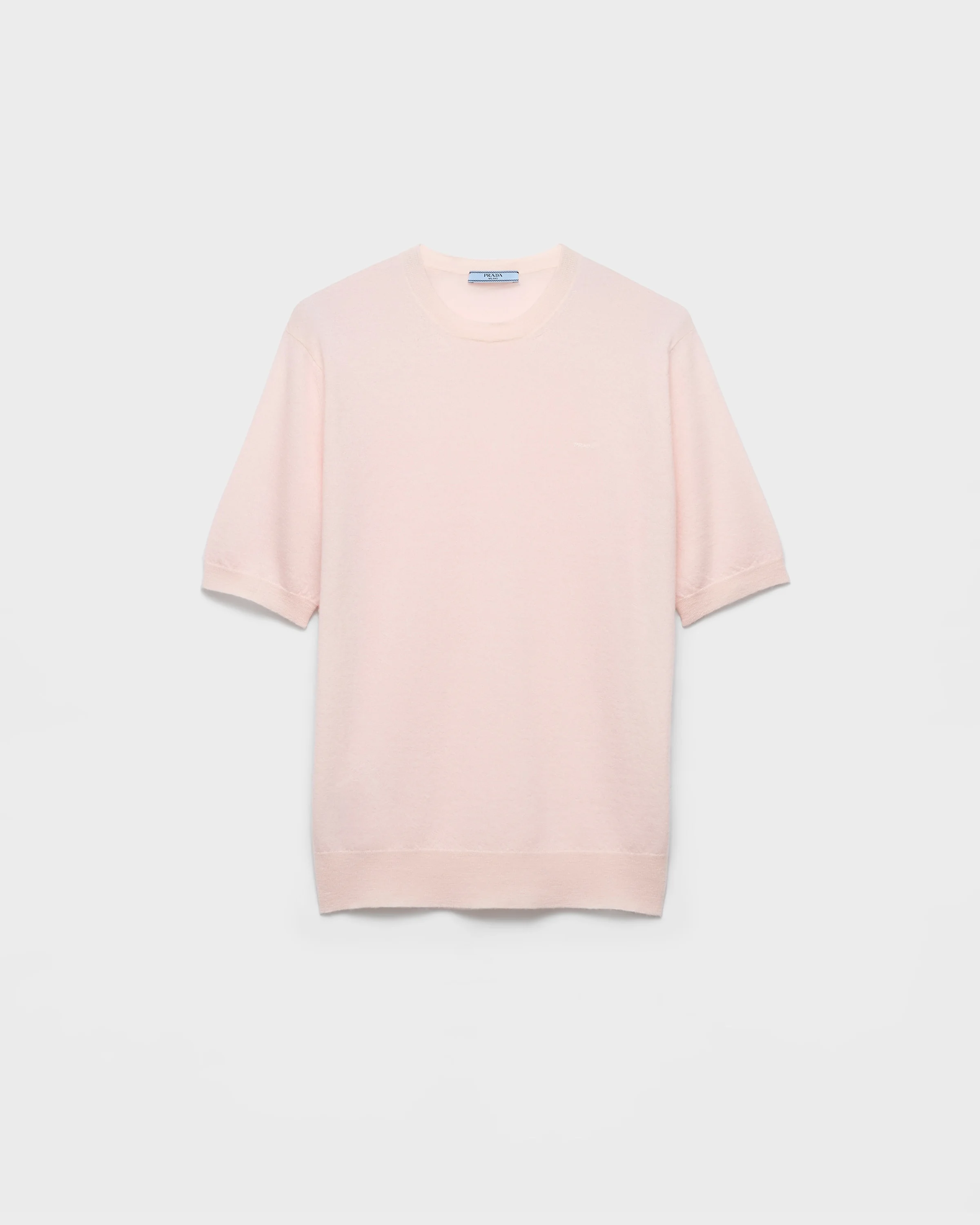 Short-sleeved cashmere T-shirt - 1