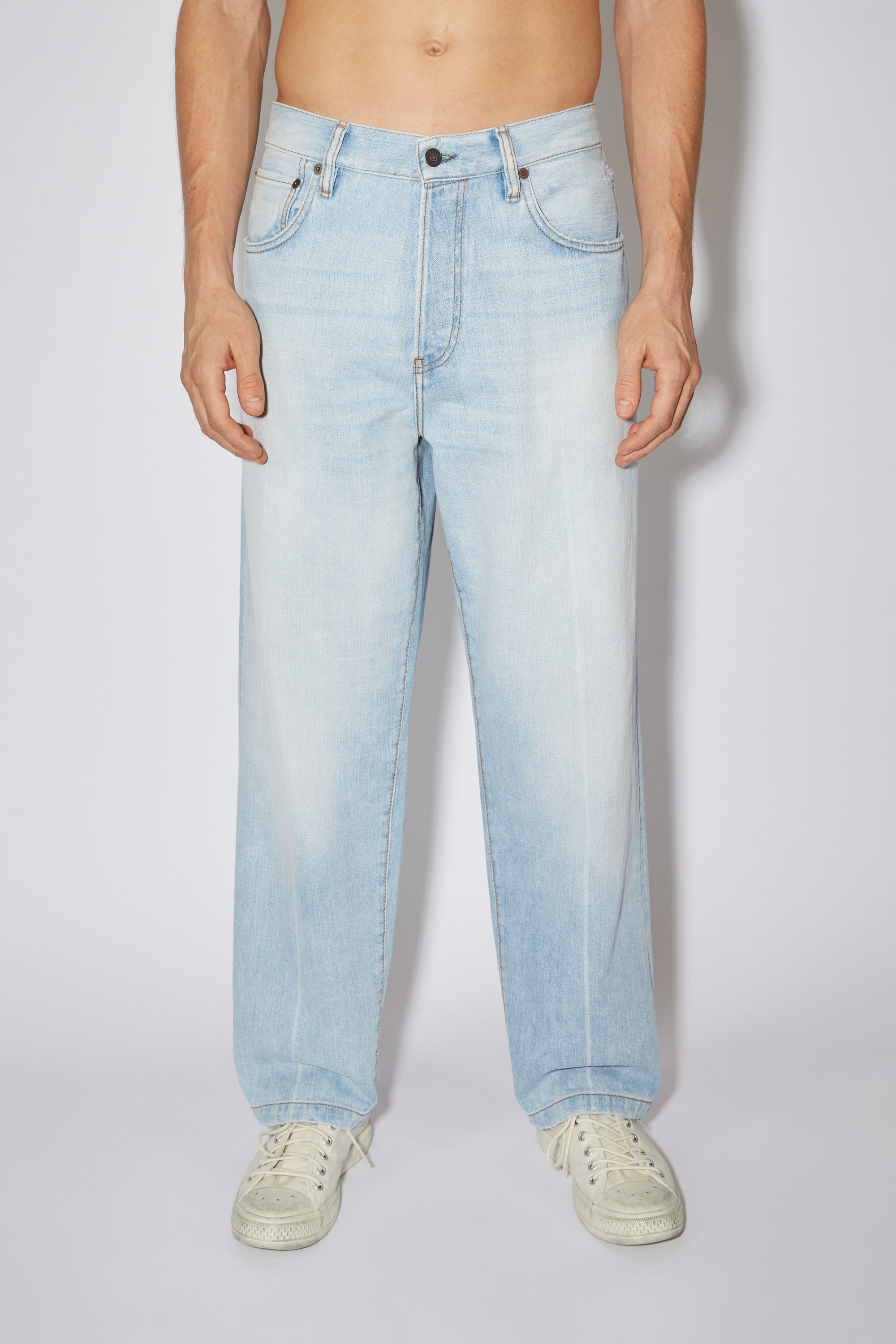 Loose fit jeans - Pale blue - 4