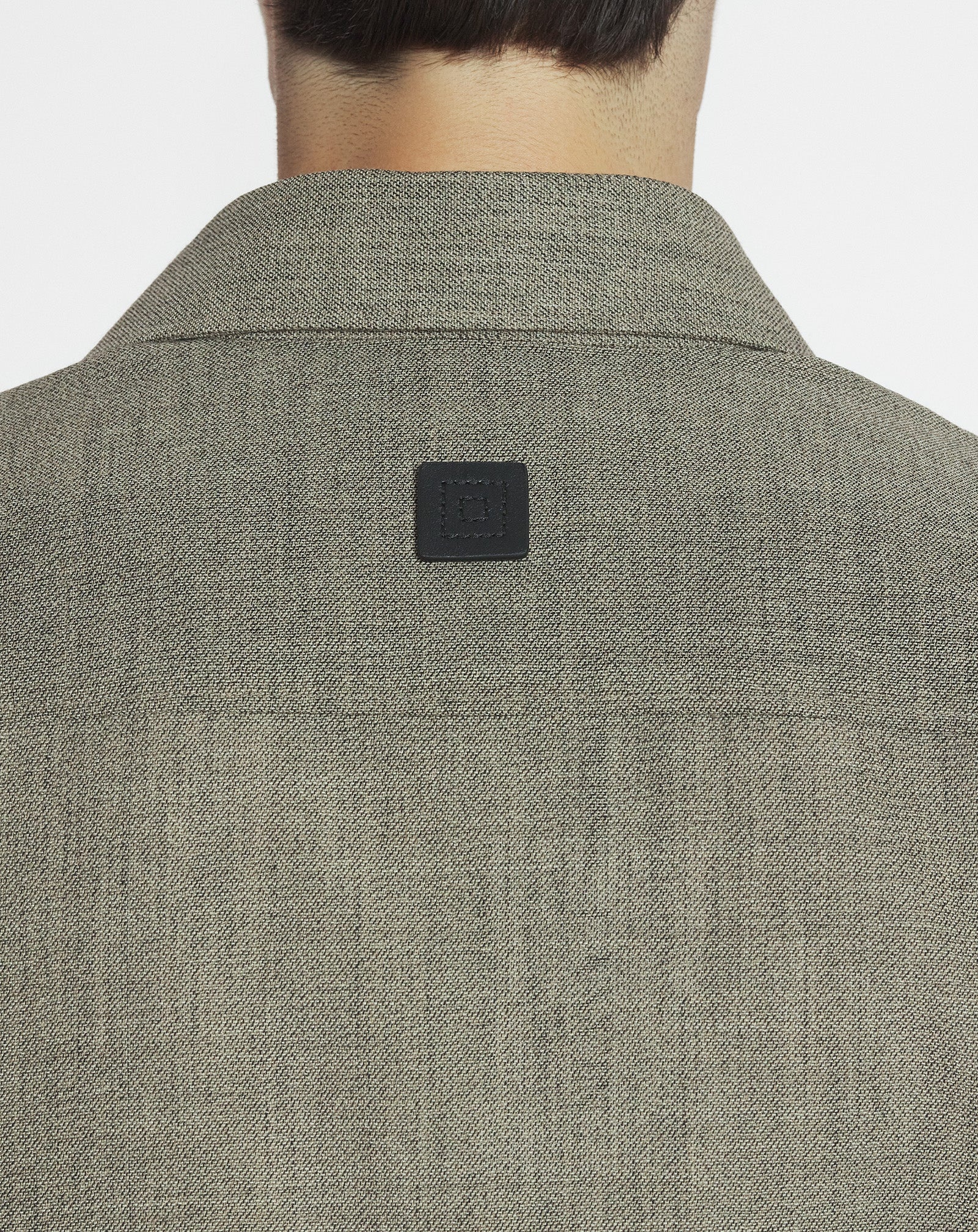 UNISEX SHORT WOOL OVERSHIRT - 8
