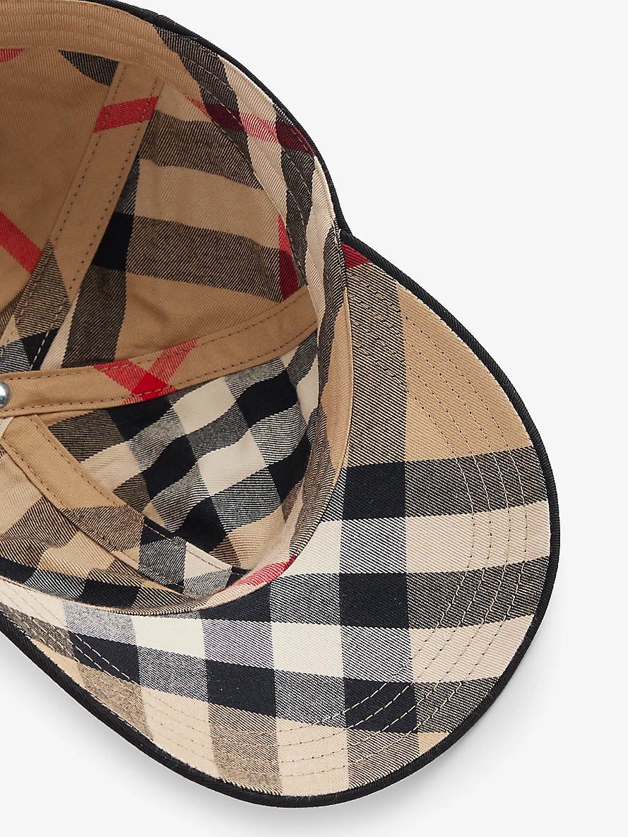 Six-panel curved-brim twill cap - 2