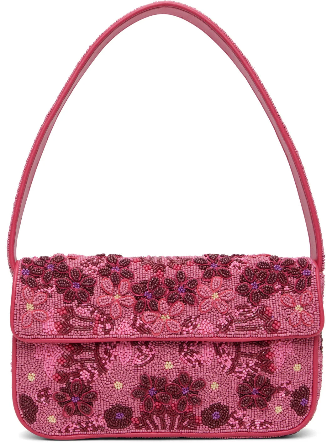 Pink Tommy Beaded Bag - 1