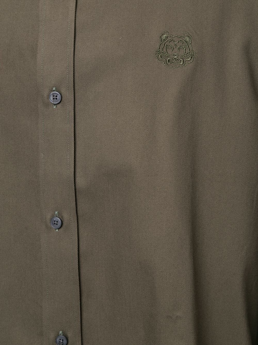 relaxed Tiger crest shirt - 5