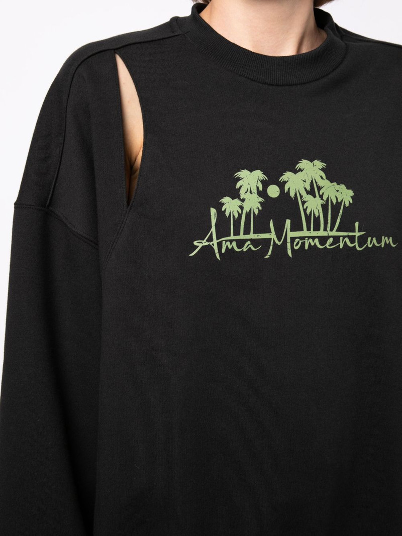 cut-out detail sweatshirt 5