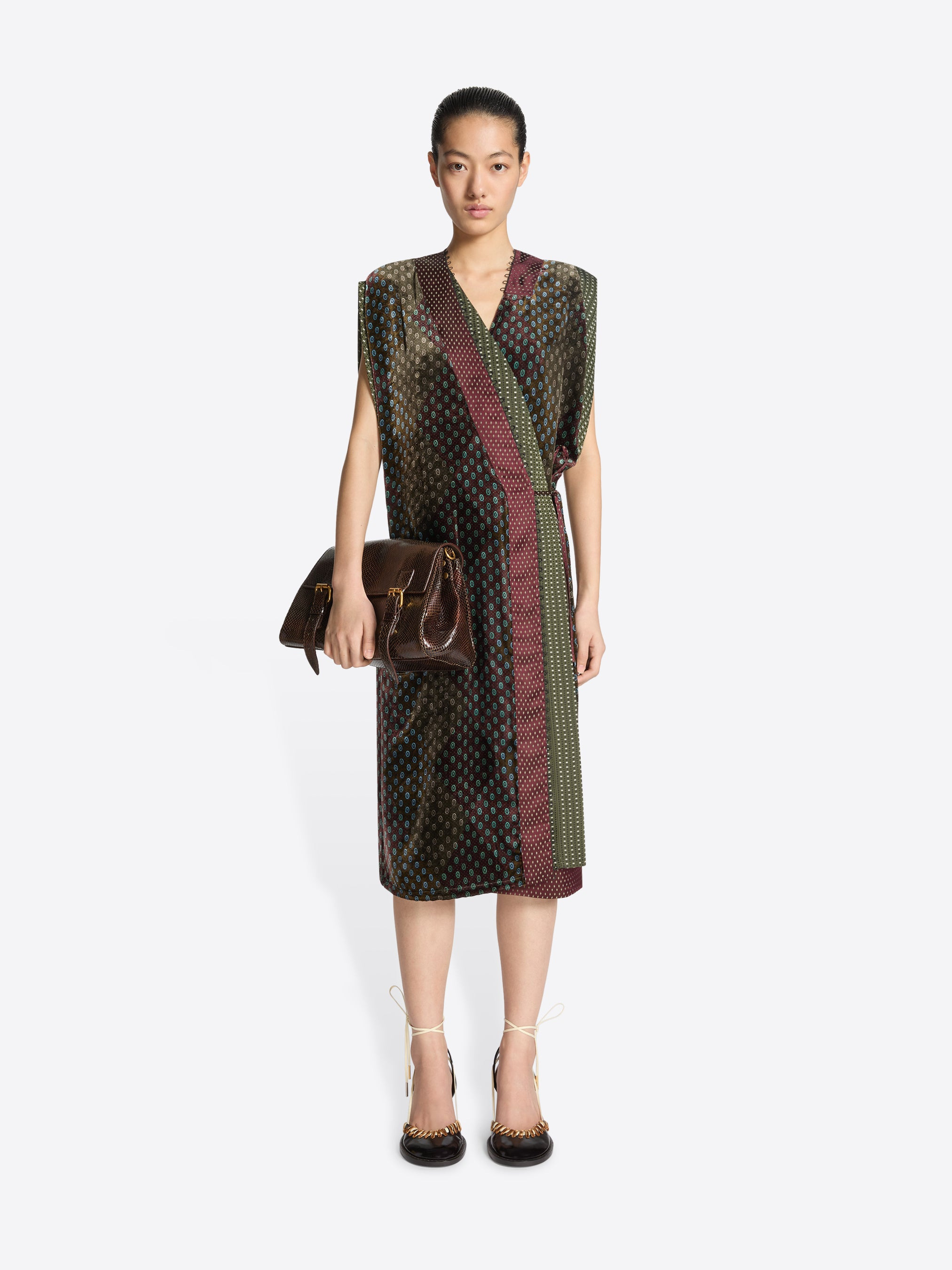 LAYERED VELVET DRESS - 2