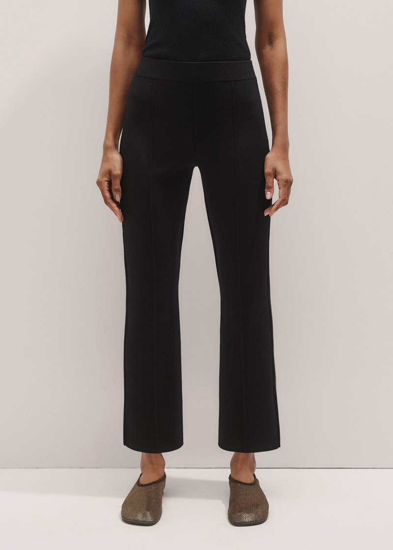 Compact Knit Kickflare Crop Pant 1