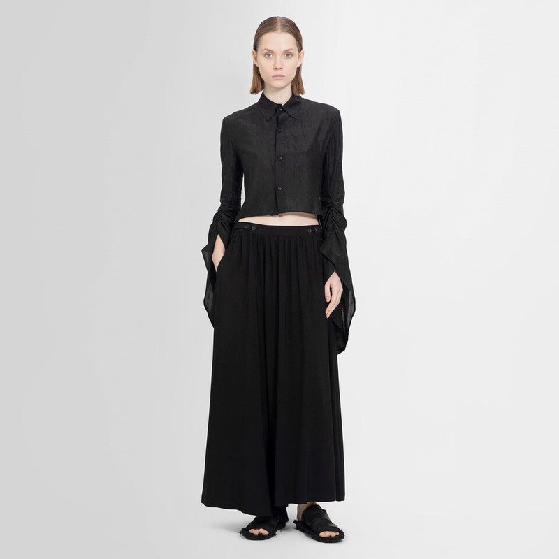 YOHJI YAMAMOTO WOMAN BLACK SHIRTS 4
