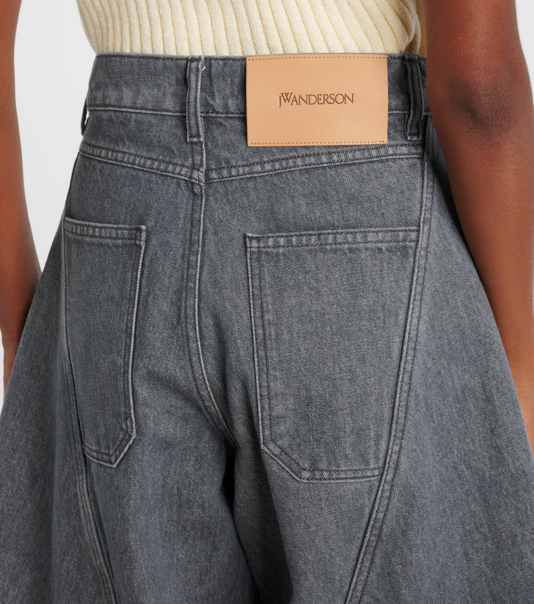 Cropped mid-rise wide-leg jeans - 6