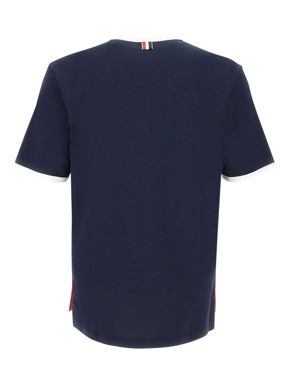 contrast trim T-shirt - 2
