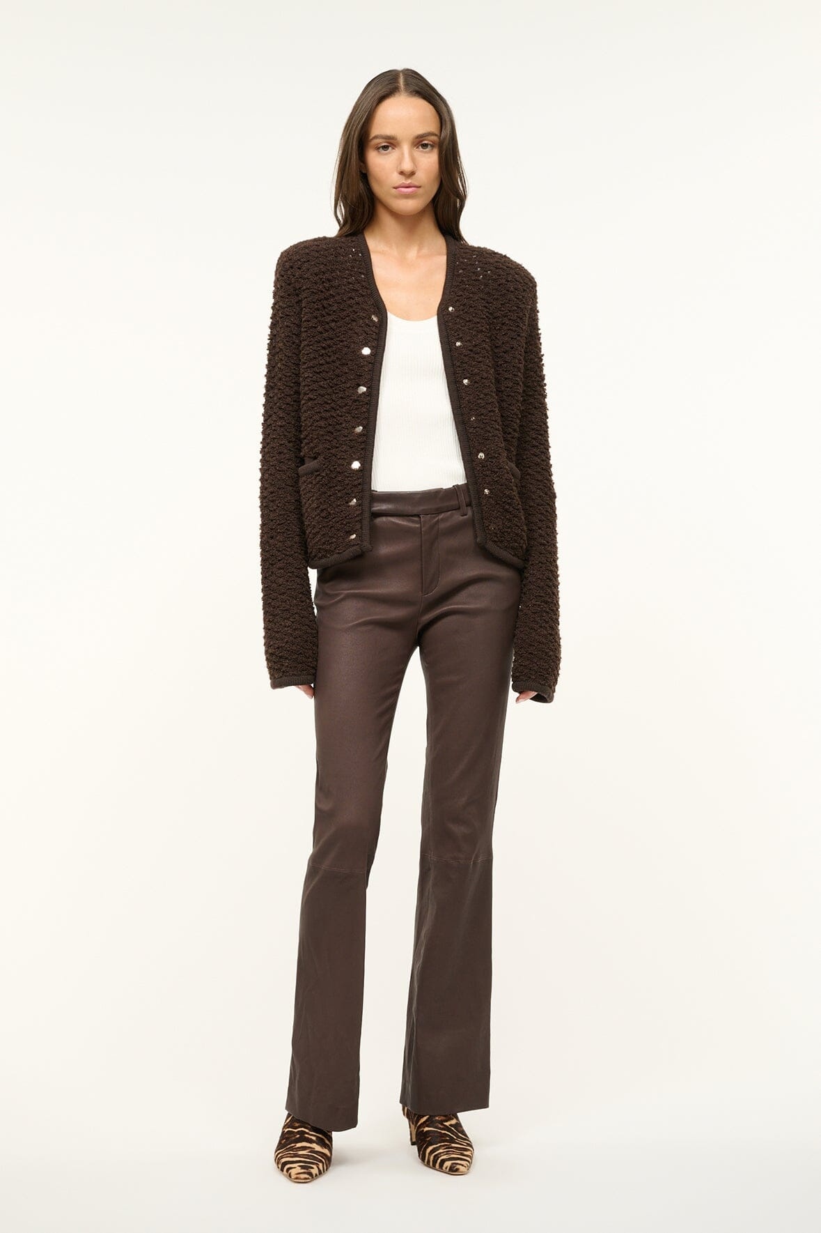 STAUD LISSON JACKET EARTH - 3