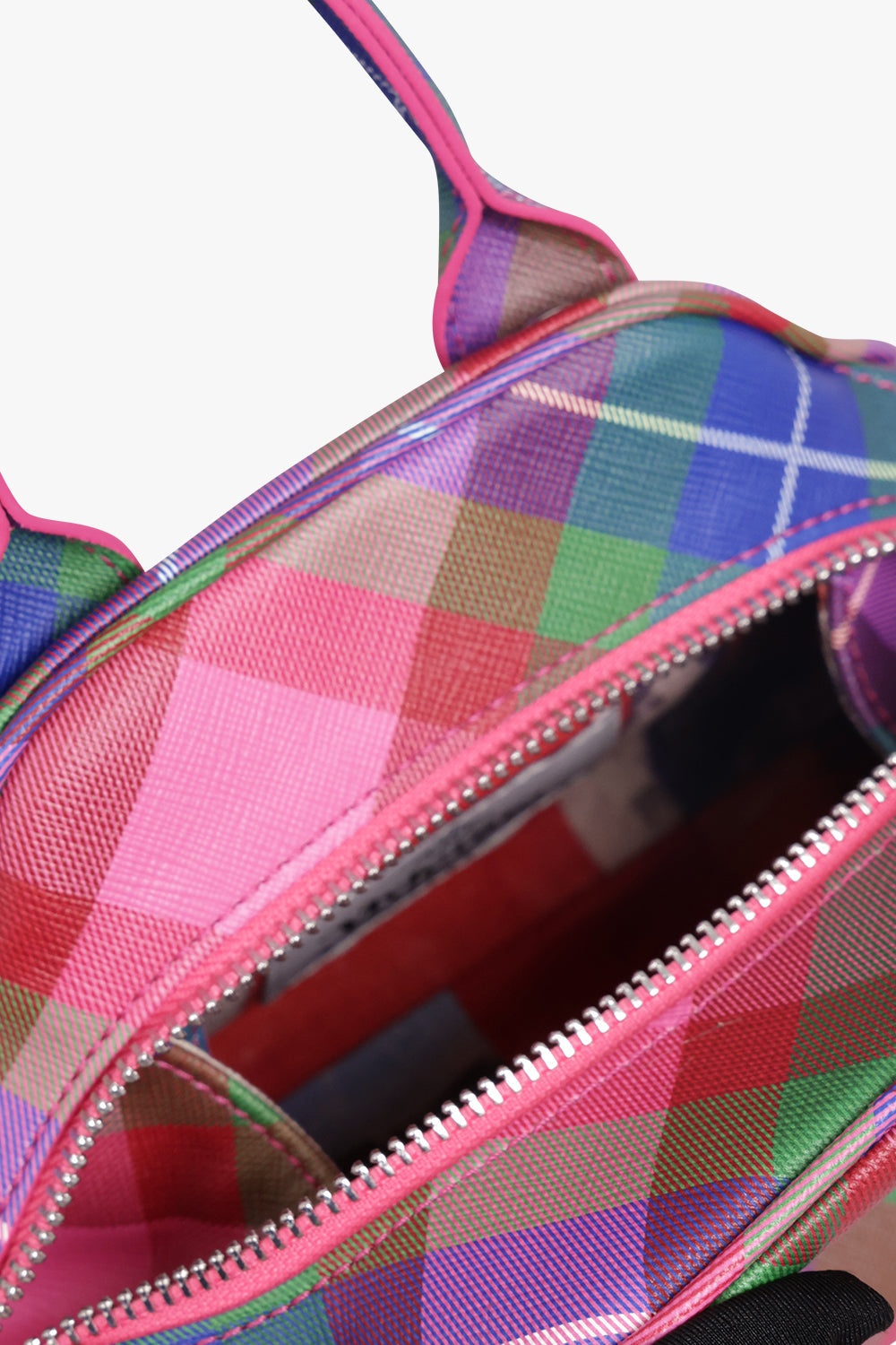 YASMINE PRINT SMALL BAG | CANDY TARTAN - 4