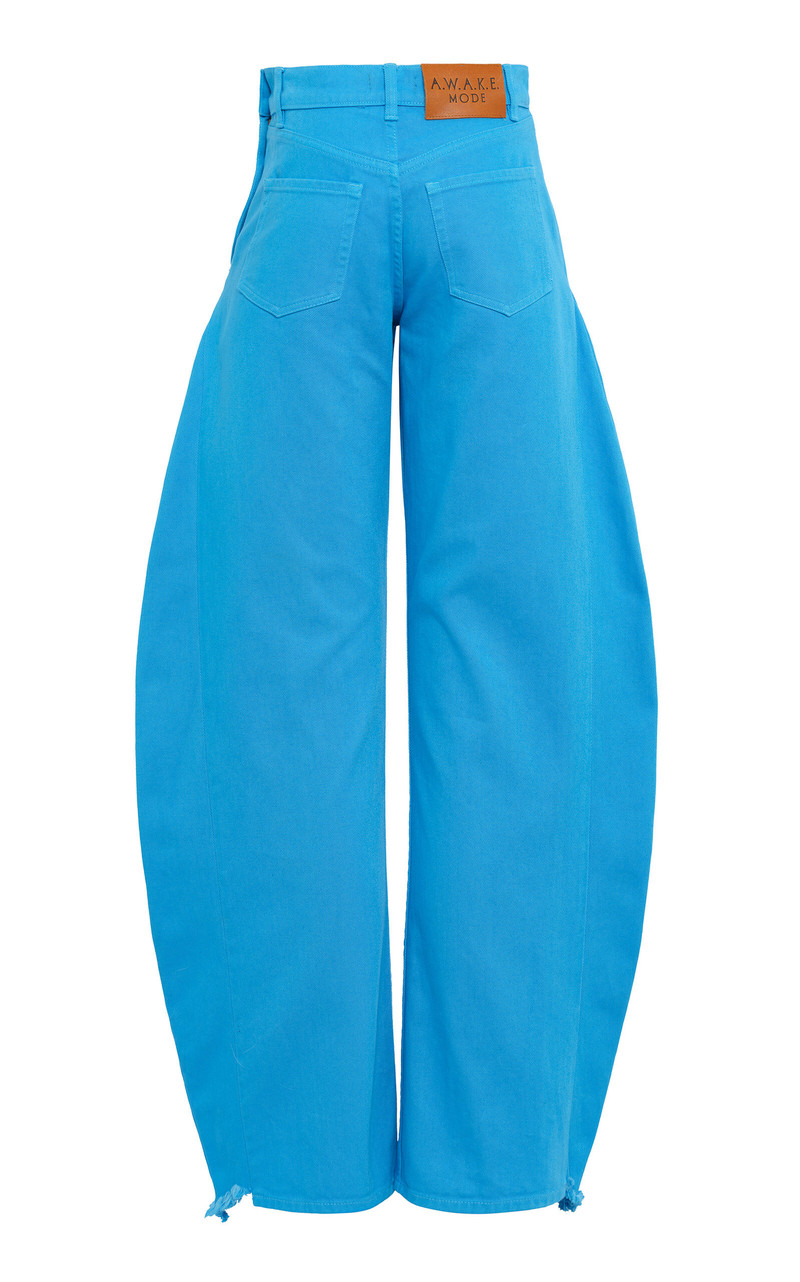 Cotton Mirror Jeans with Side Inserts blue 3