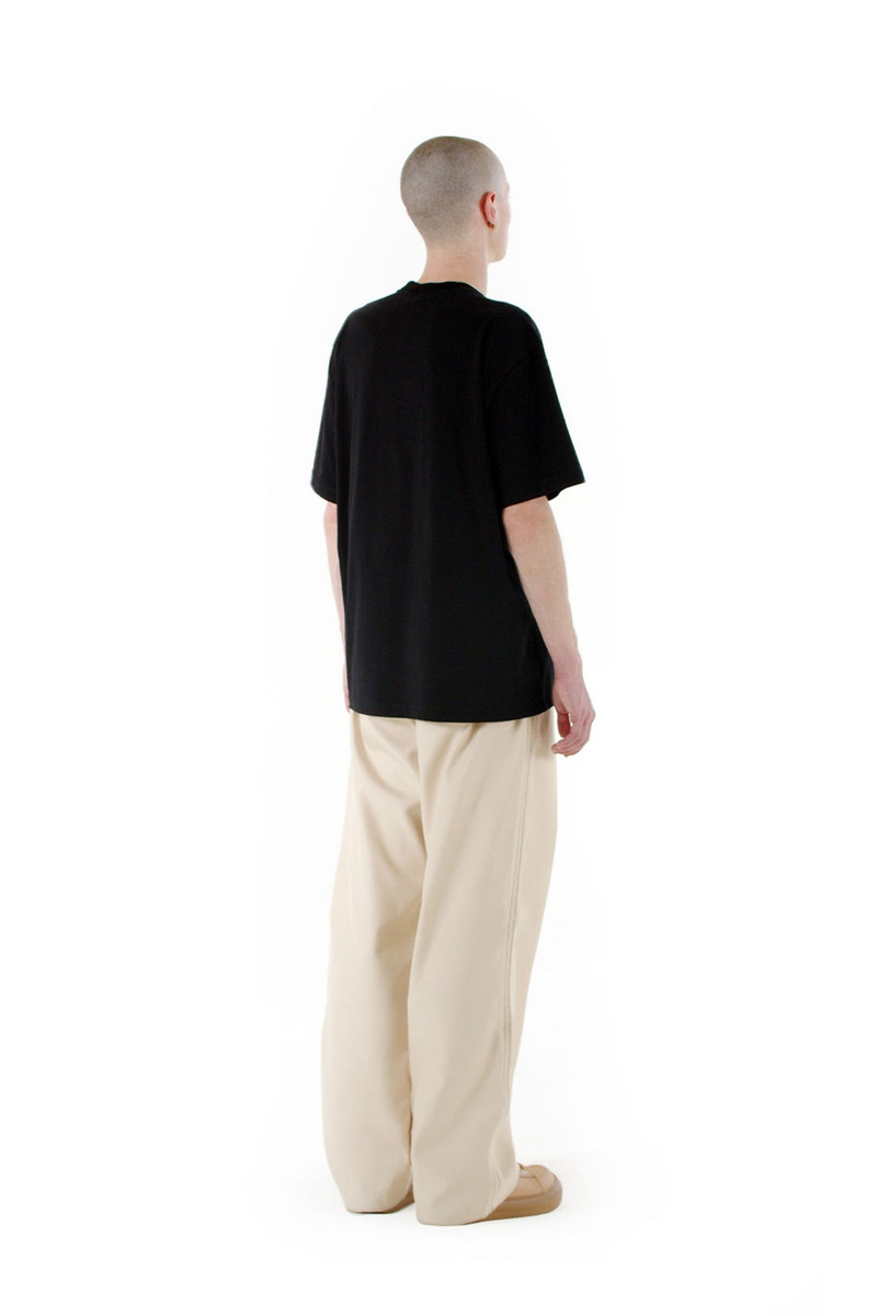 SUNNEI FLOWER BOUQUET PRINT T-SHIRT / black outlook