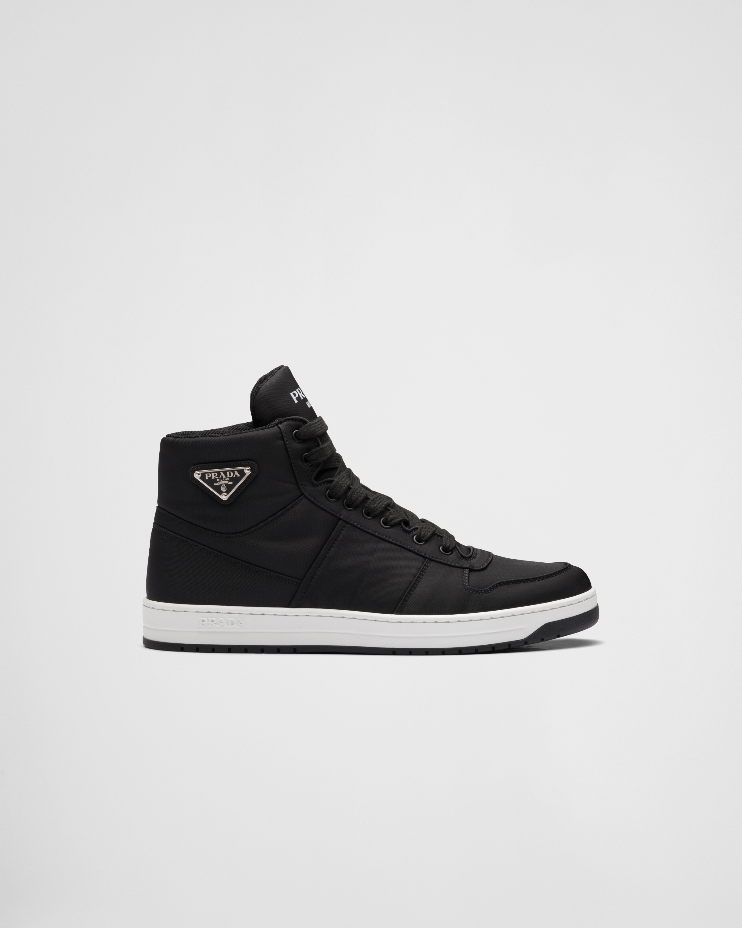 Re-Nylon gabardine high-top sneakers - 2