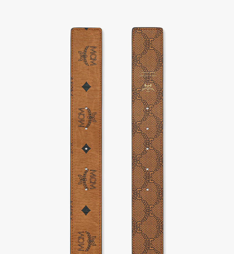 Claus M Reversible Monogram Belt 1.5” 3