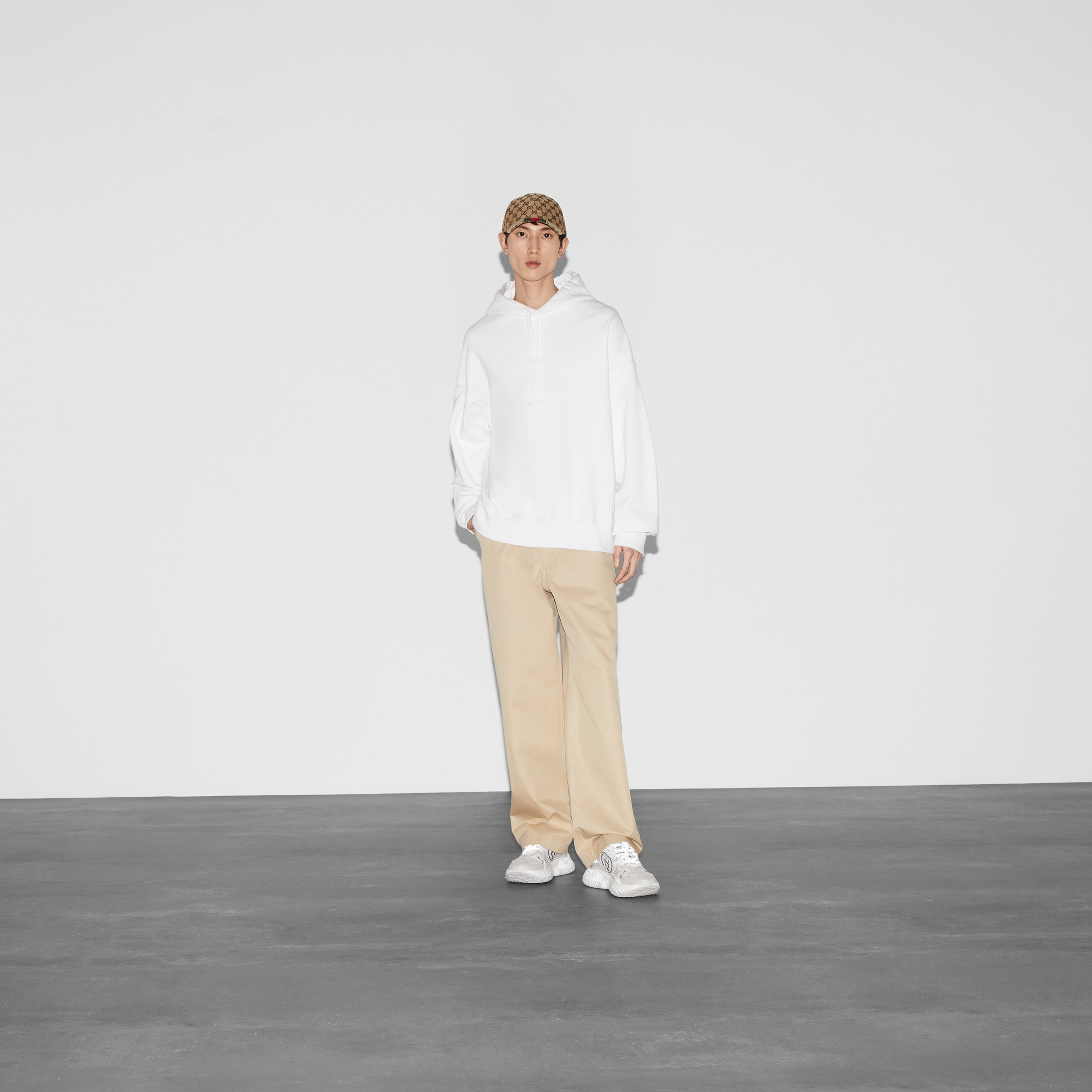 Cotton jersey hooded sweatshirt - 2