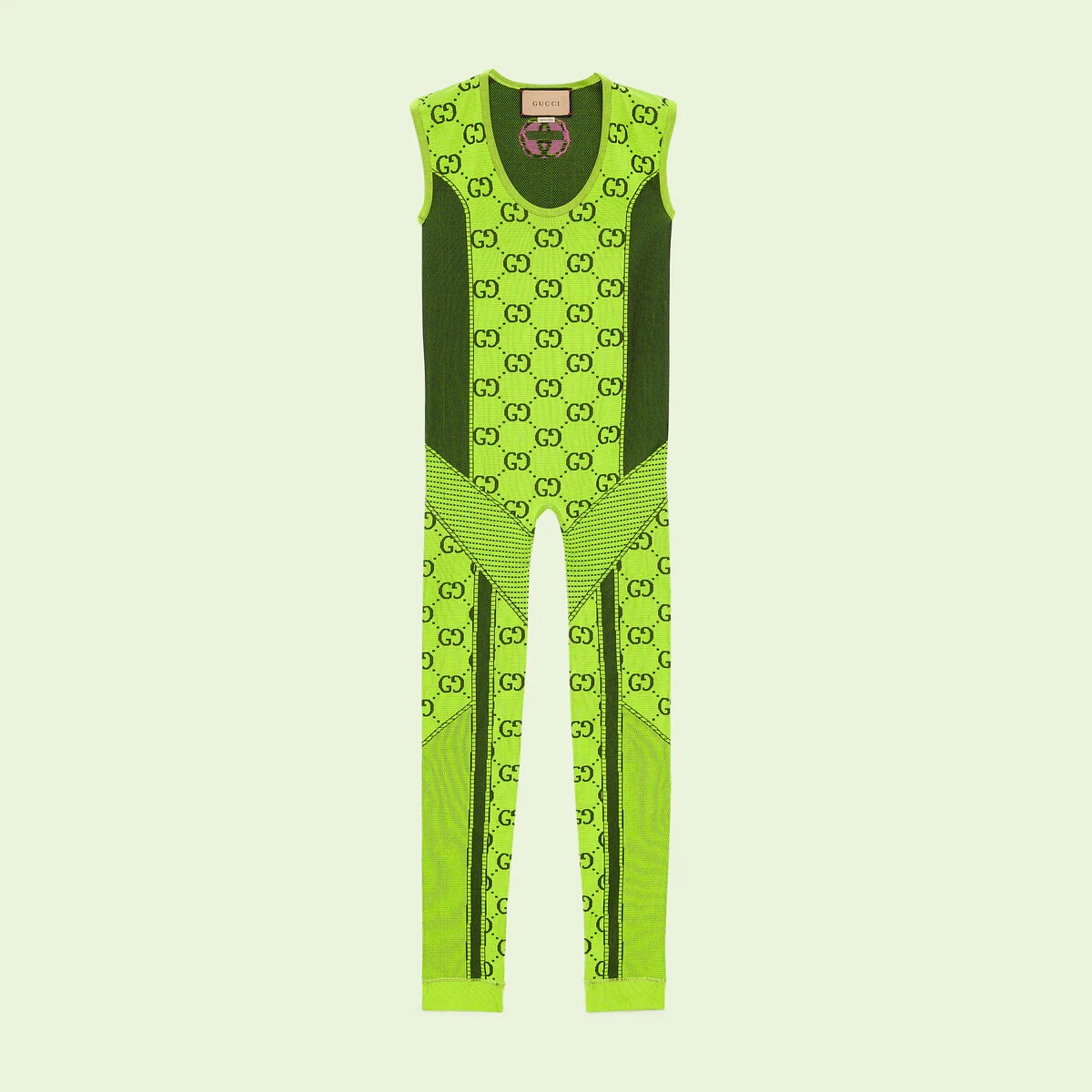 GG jersey jacquard jumpsuit - 1