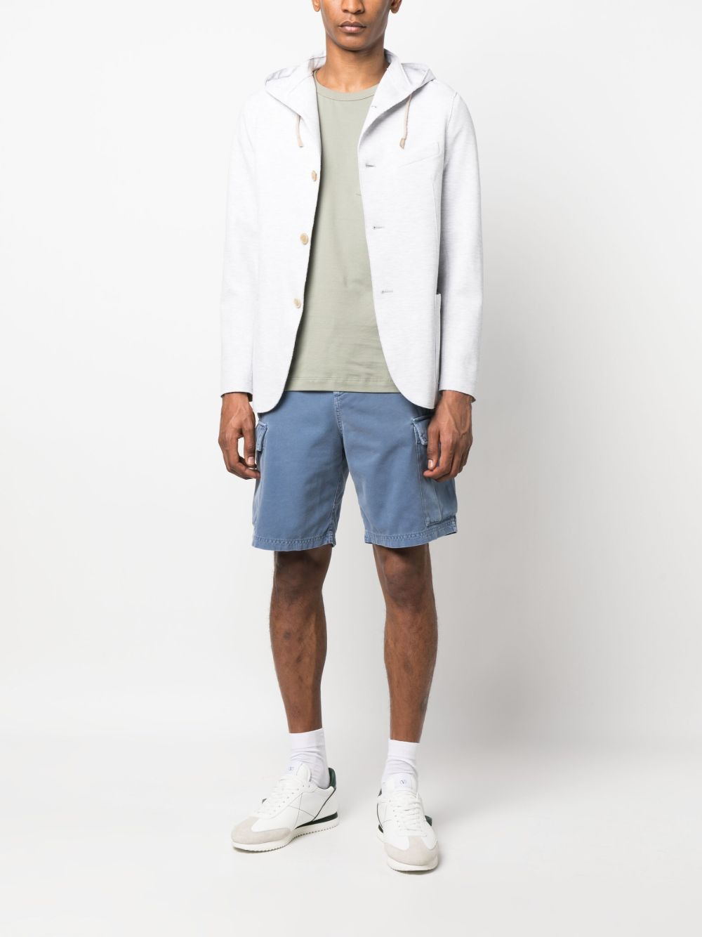 cotton cargo shorts - 2