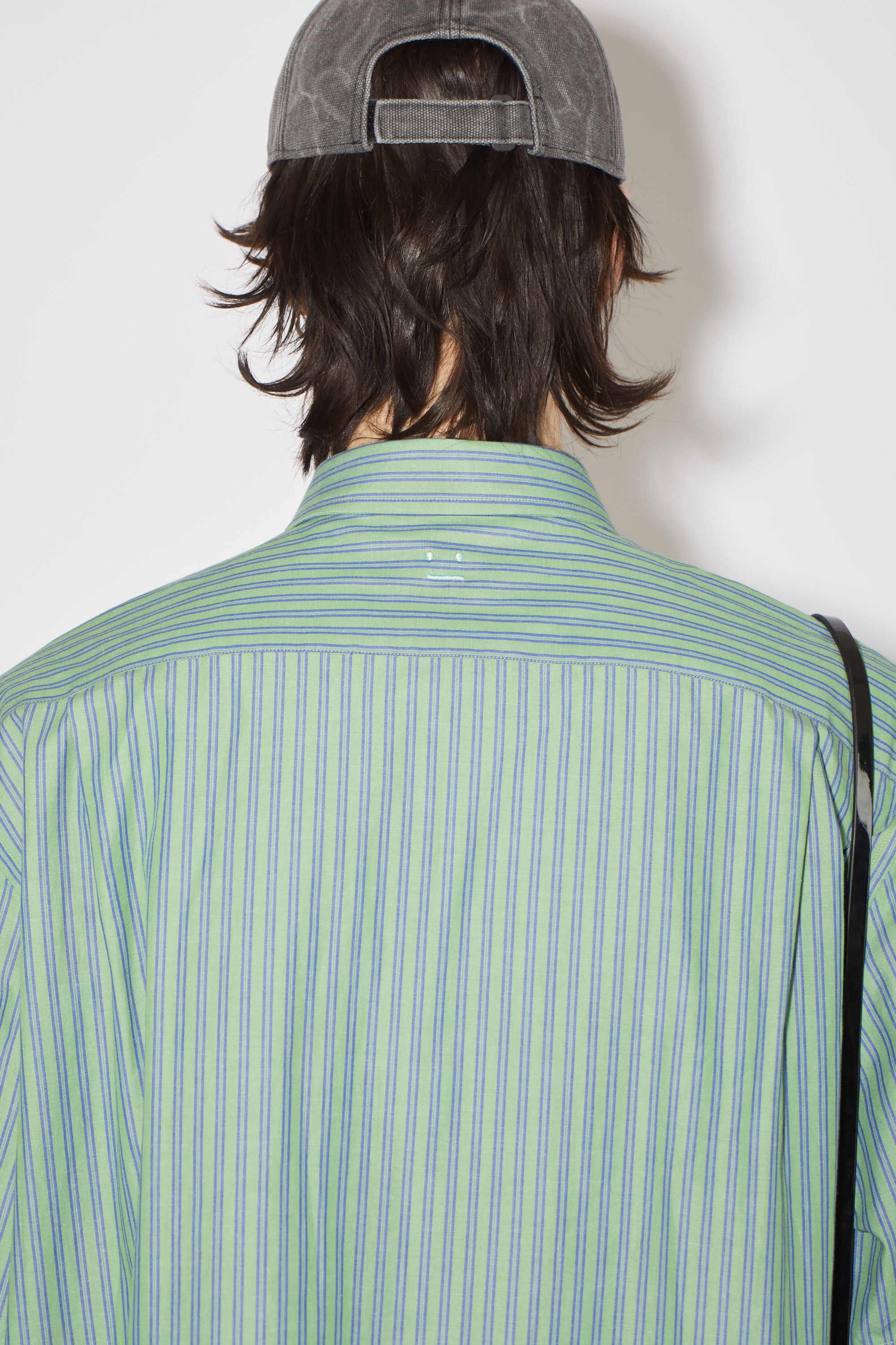 Short sleeve button-up shirt - Jade green/blue - 4