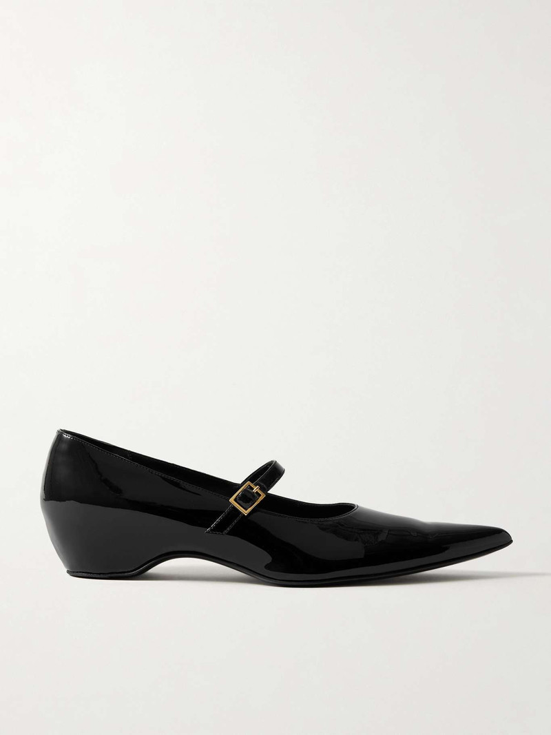 Sybil patent-leather Mary Jane pumps 1