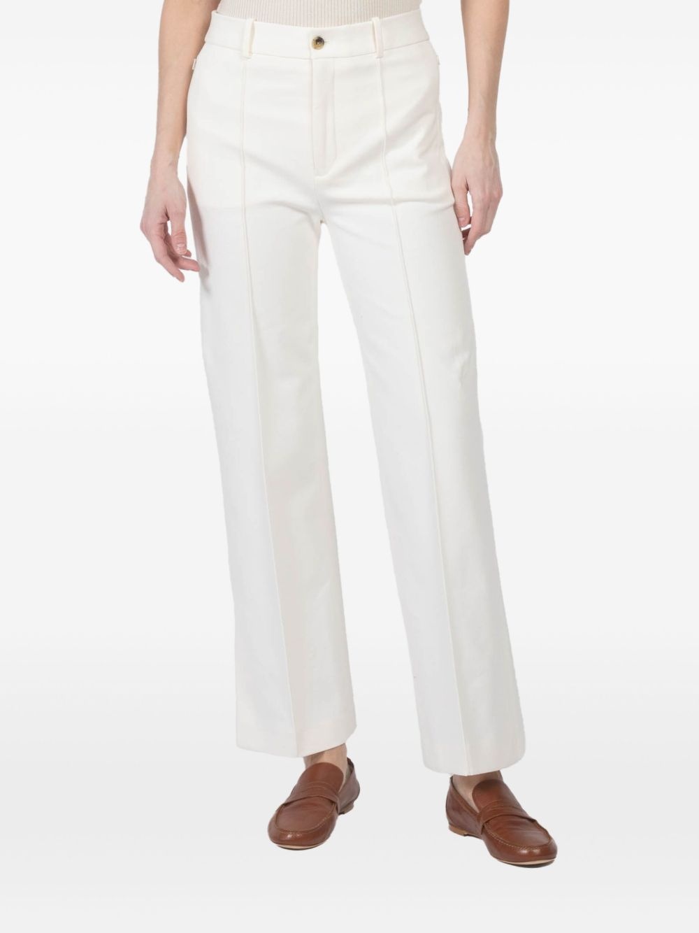 cropped flared trousers - 4