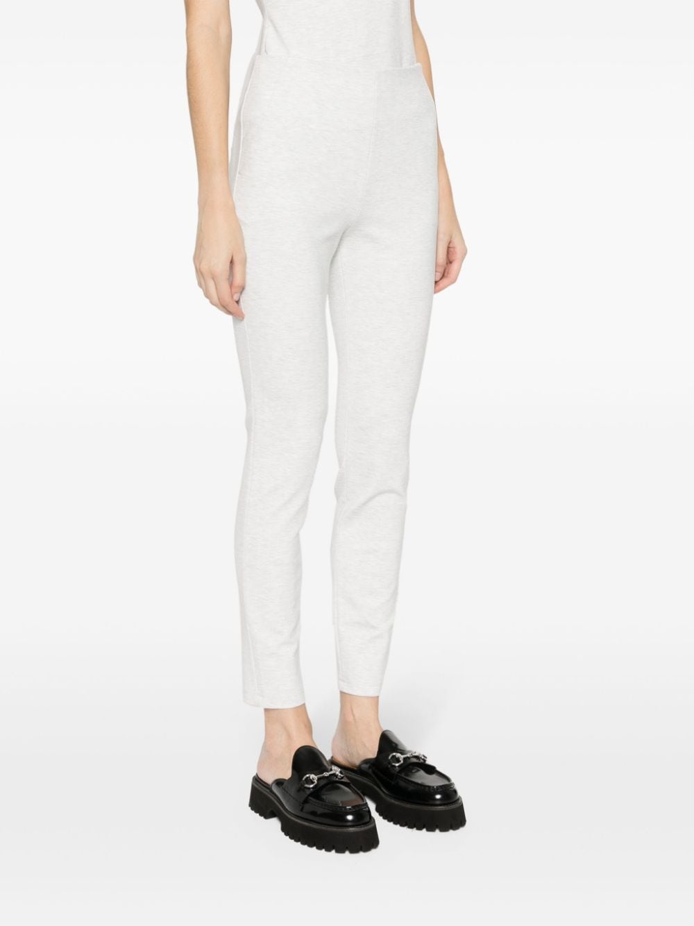 mÃ©lange-effect high-waisted leggings - 3