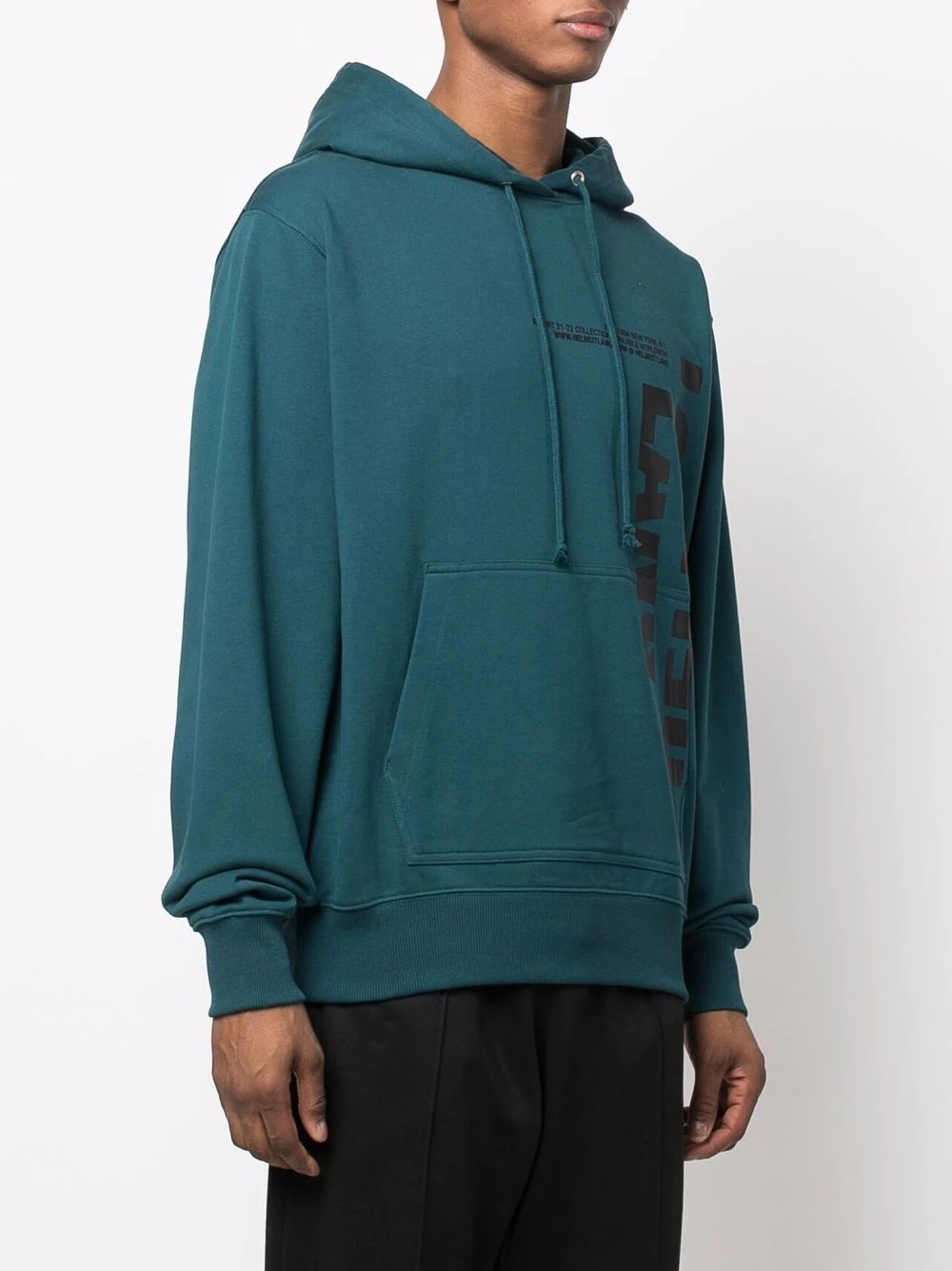 logo-print oversized hoodie - 3