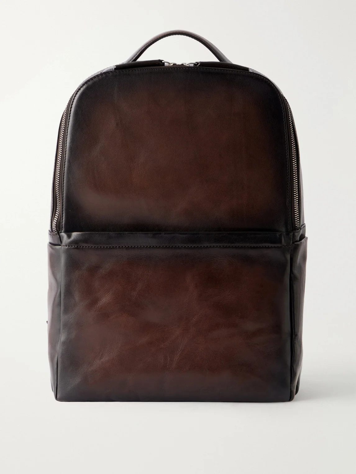 Quentin 023 Full-Grain Leather Backpack - 1