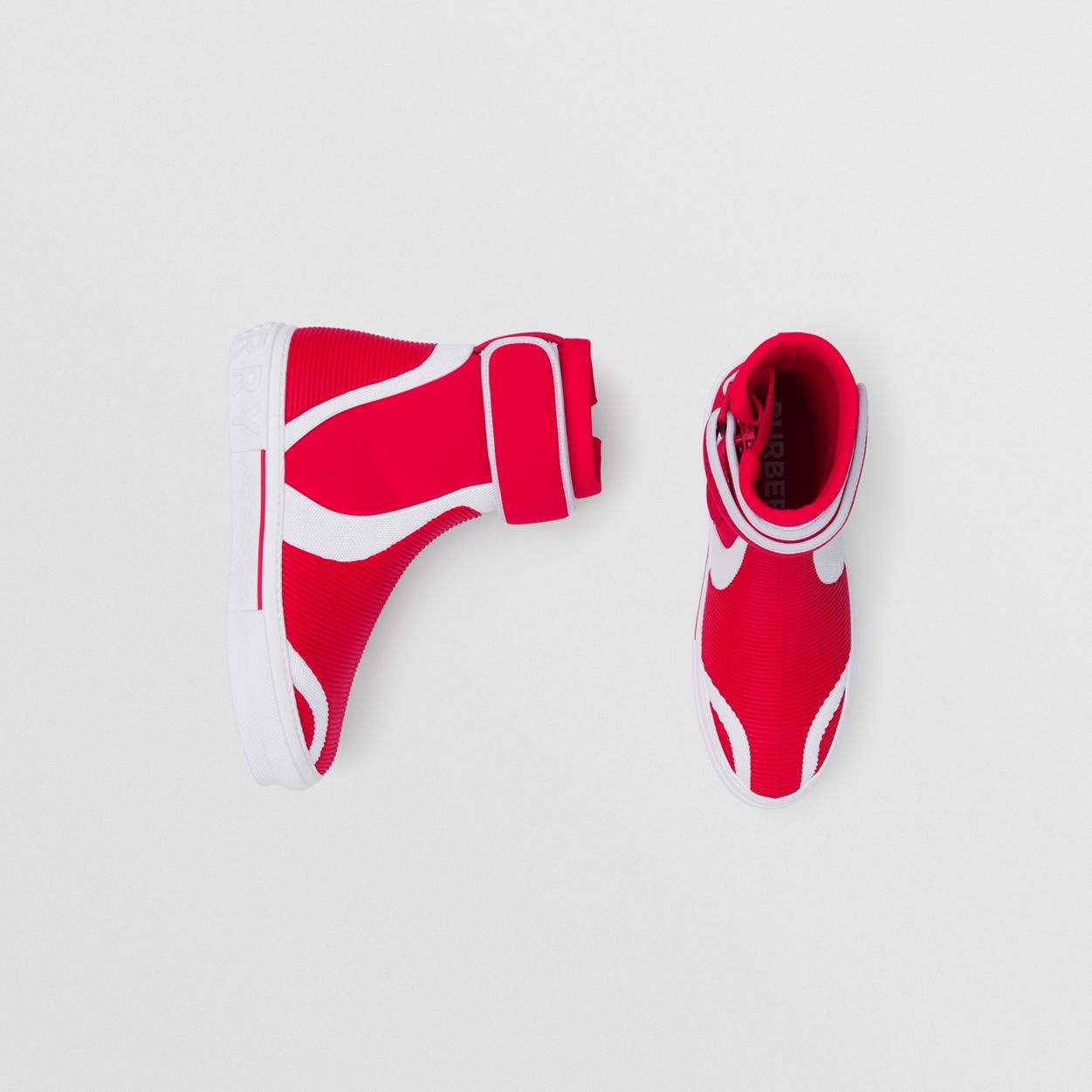 Stretch Nylon and Rubber Sub High-top Sneakers - 7