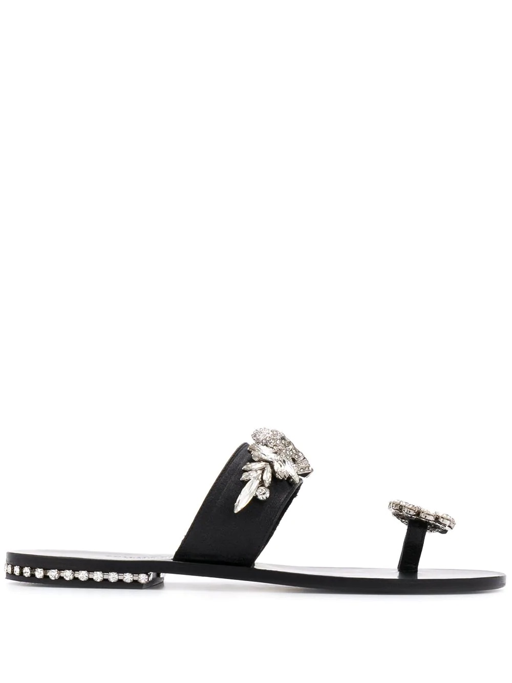 gem embellished sandal - 1