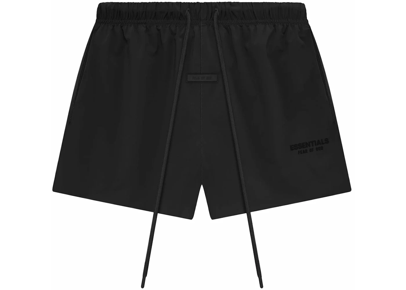 Fear of God Essentials Nylon Running Short Jet Black - 1