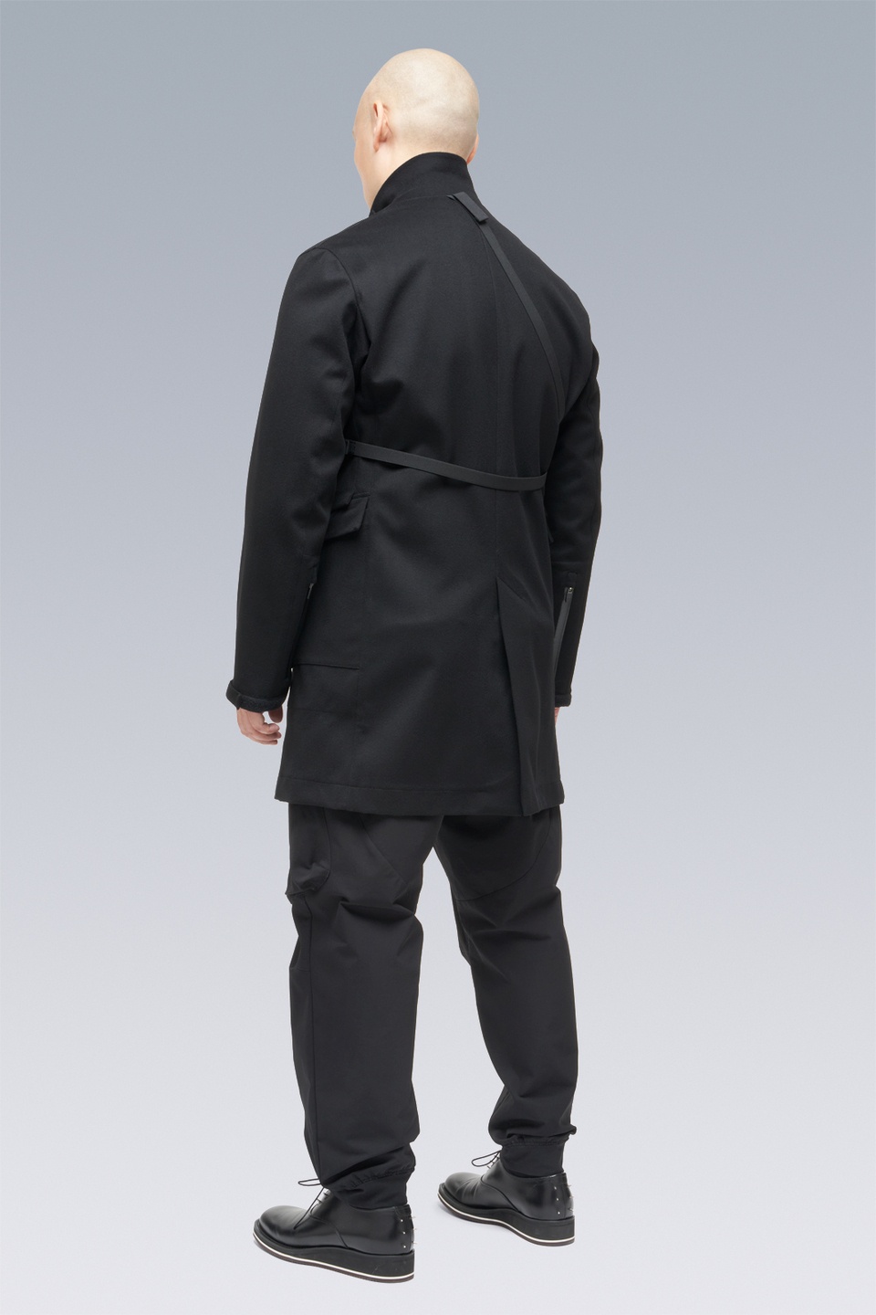 J38-LP Loro Piana® Storm System® Coat Black - 5