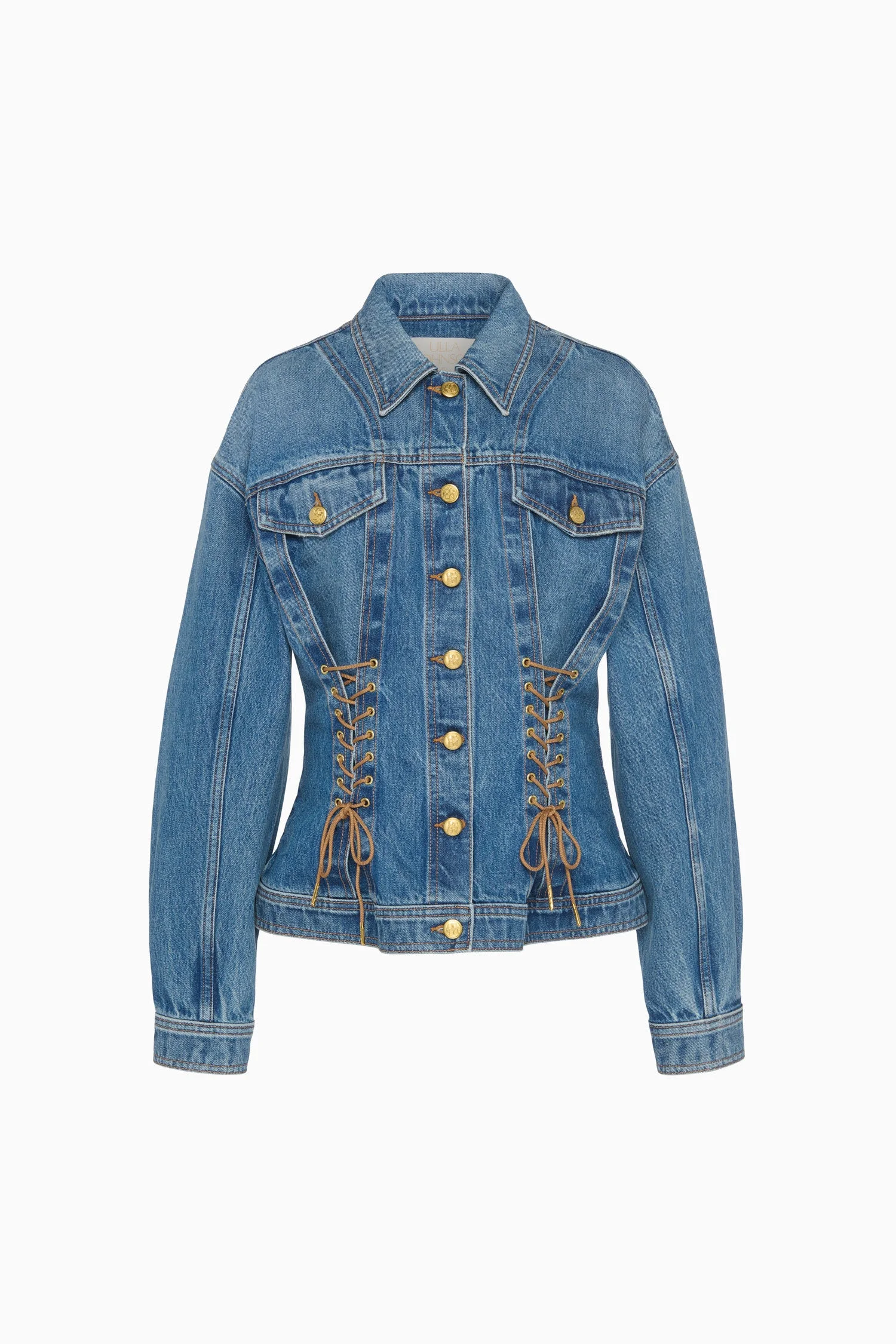 The Naomi Jacket with Lace Up Detail - 1