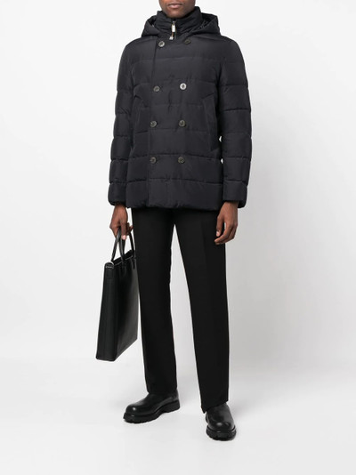 Canali padded hooded down jacket outlook