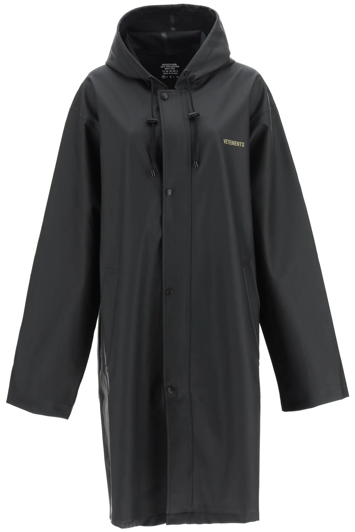 OVERSIZED RAINCOAT WITH LOGO - 1