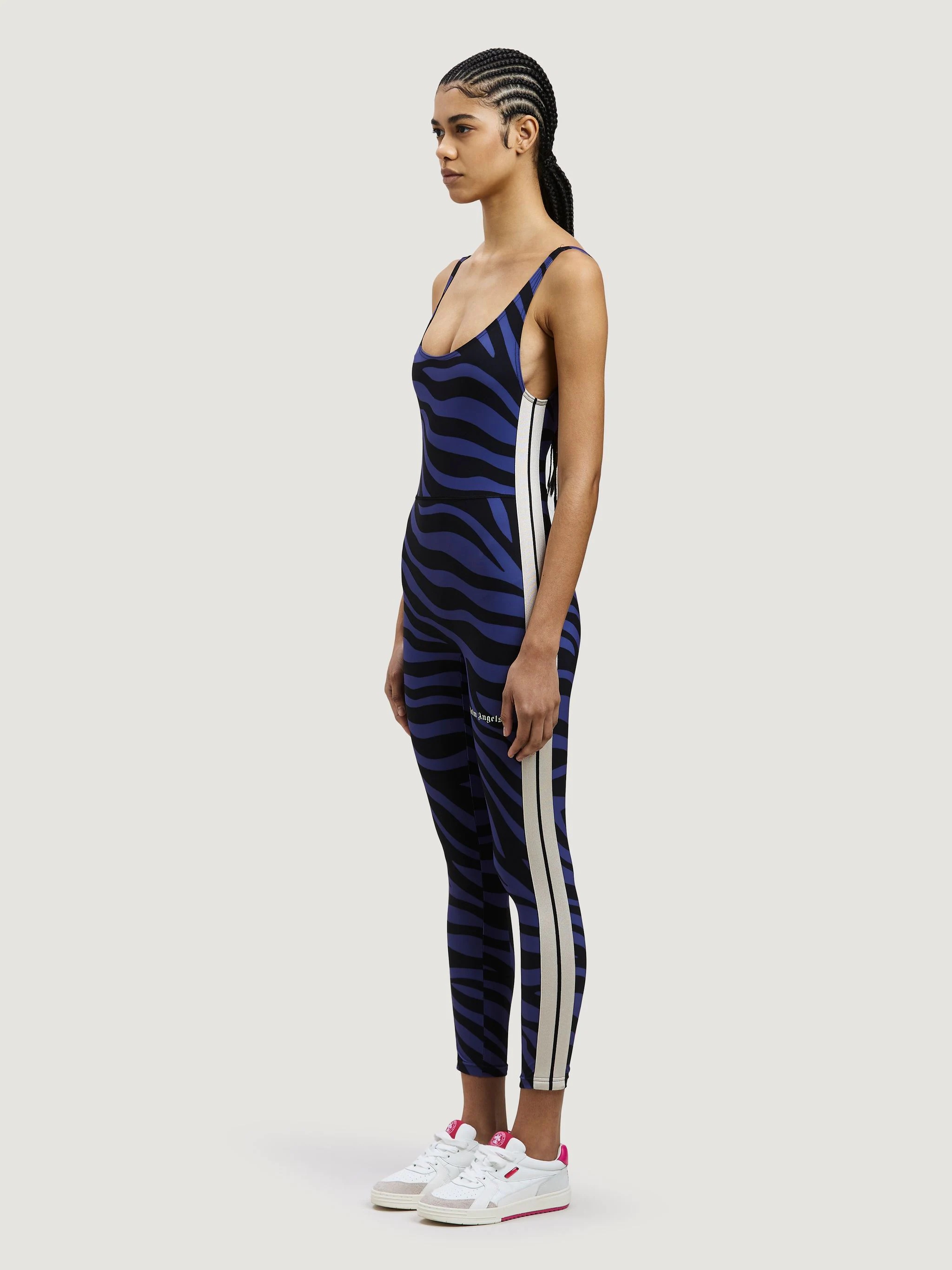 ZEBRA PRINT TRAINING JUMPSUIT - 4