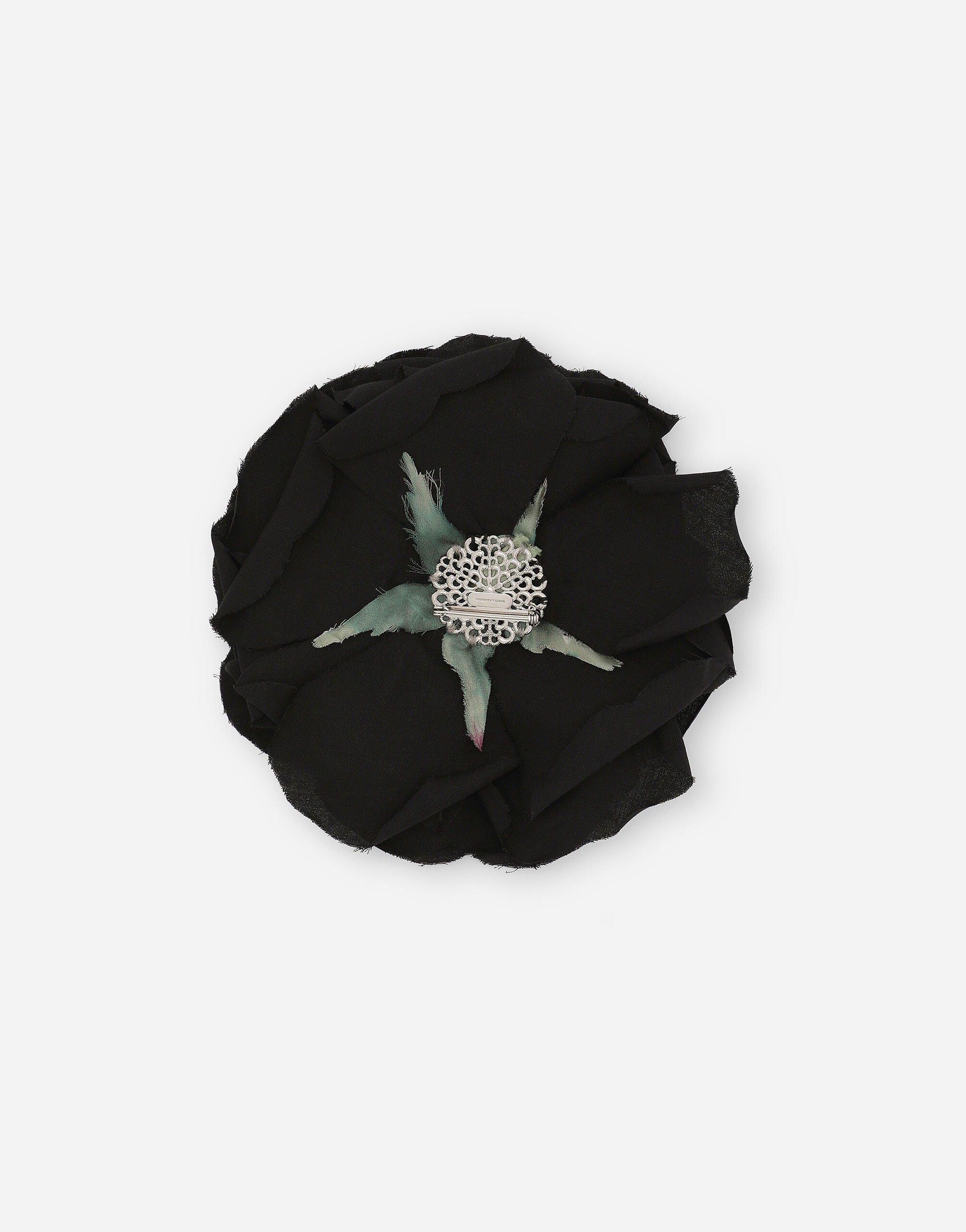 Floral cotton brooch - 3