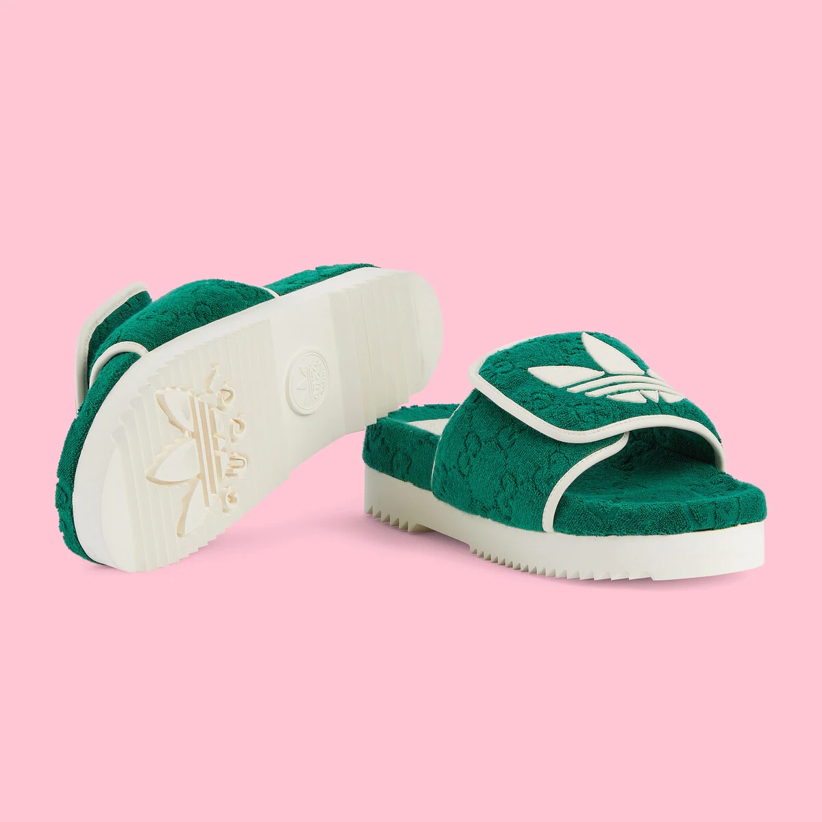 adidas x Gucci men's GG platform sandal - 5